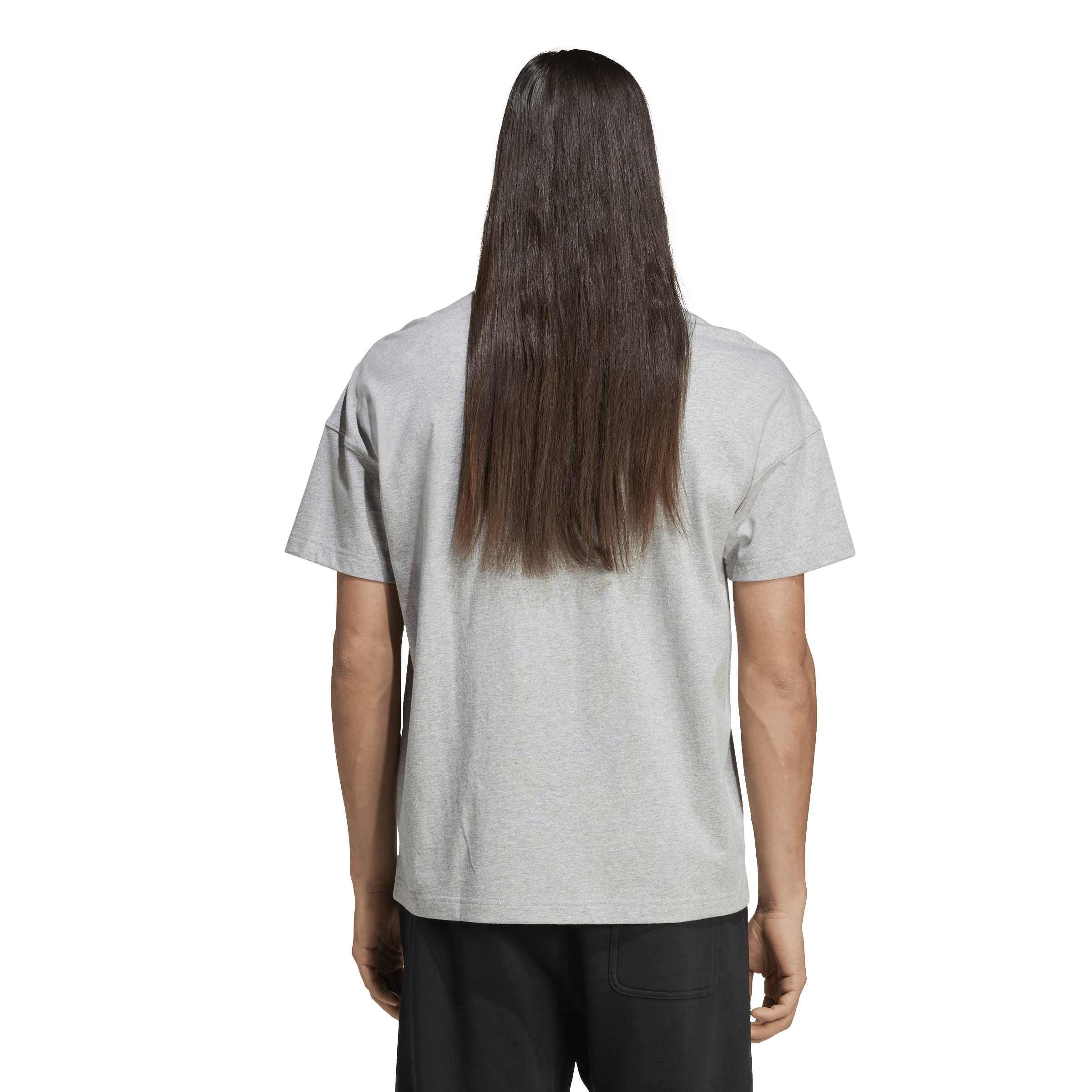 Grå Heather - adidas - adidas M A Szn T T-Shirt Mens - 3