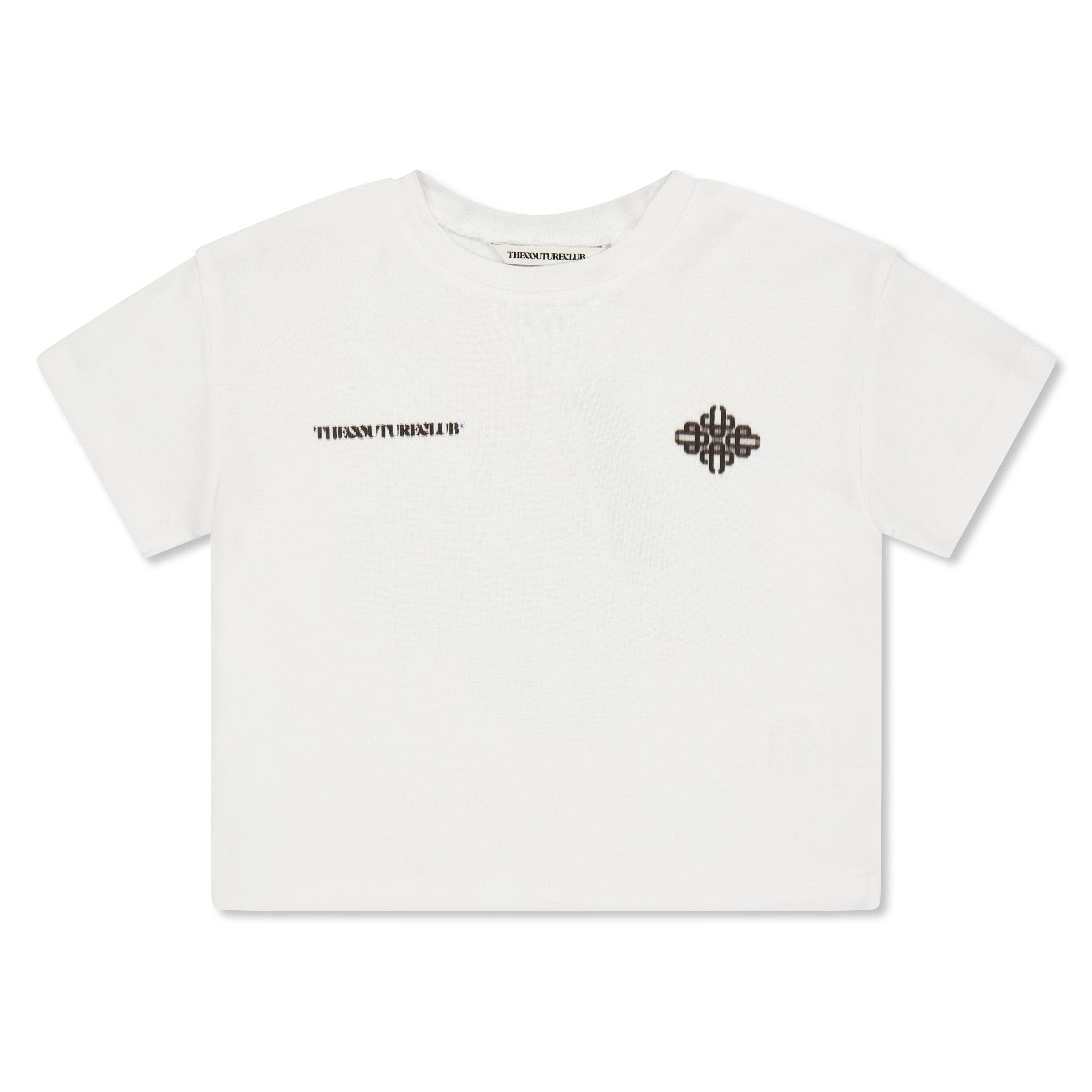 White - The Couture Club - Couture Blurred Tee Jn64 - 1