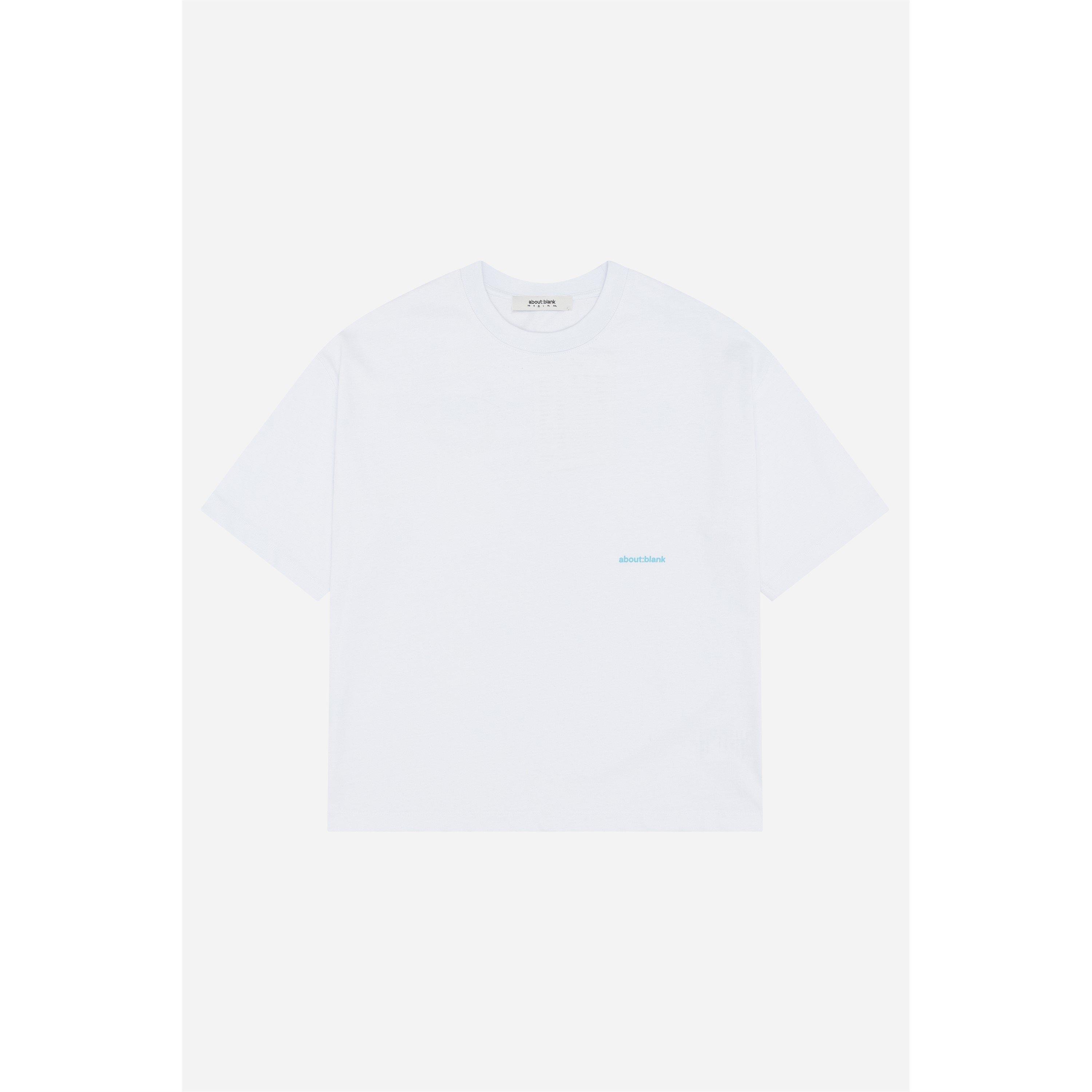 White - about:blank - Men's Oversized Fit T-Shirt - 1