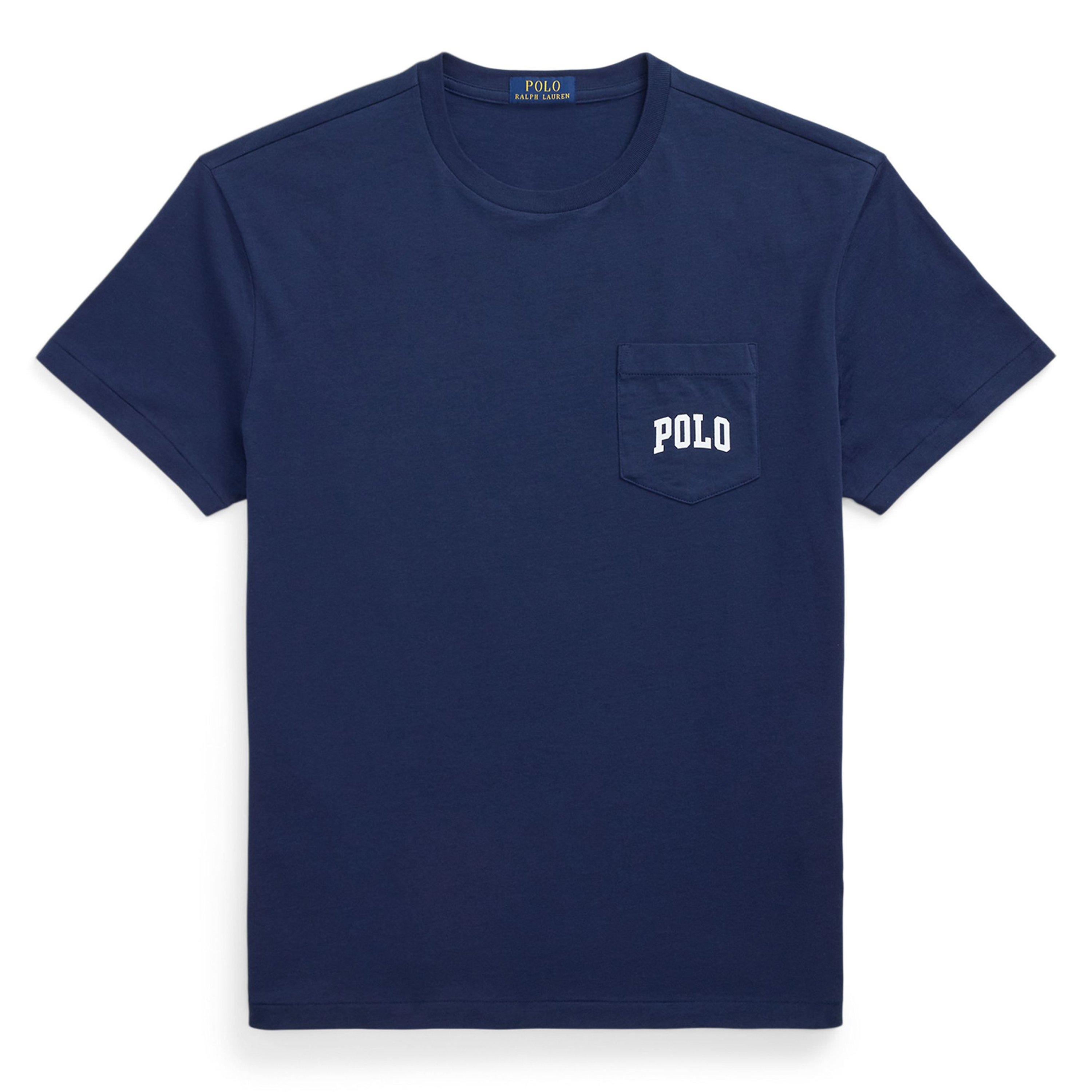 Newport Navy - Polo Ralph Lauren - Men's Bear Print Crew Neck T-Shirt - 1
