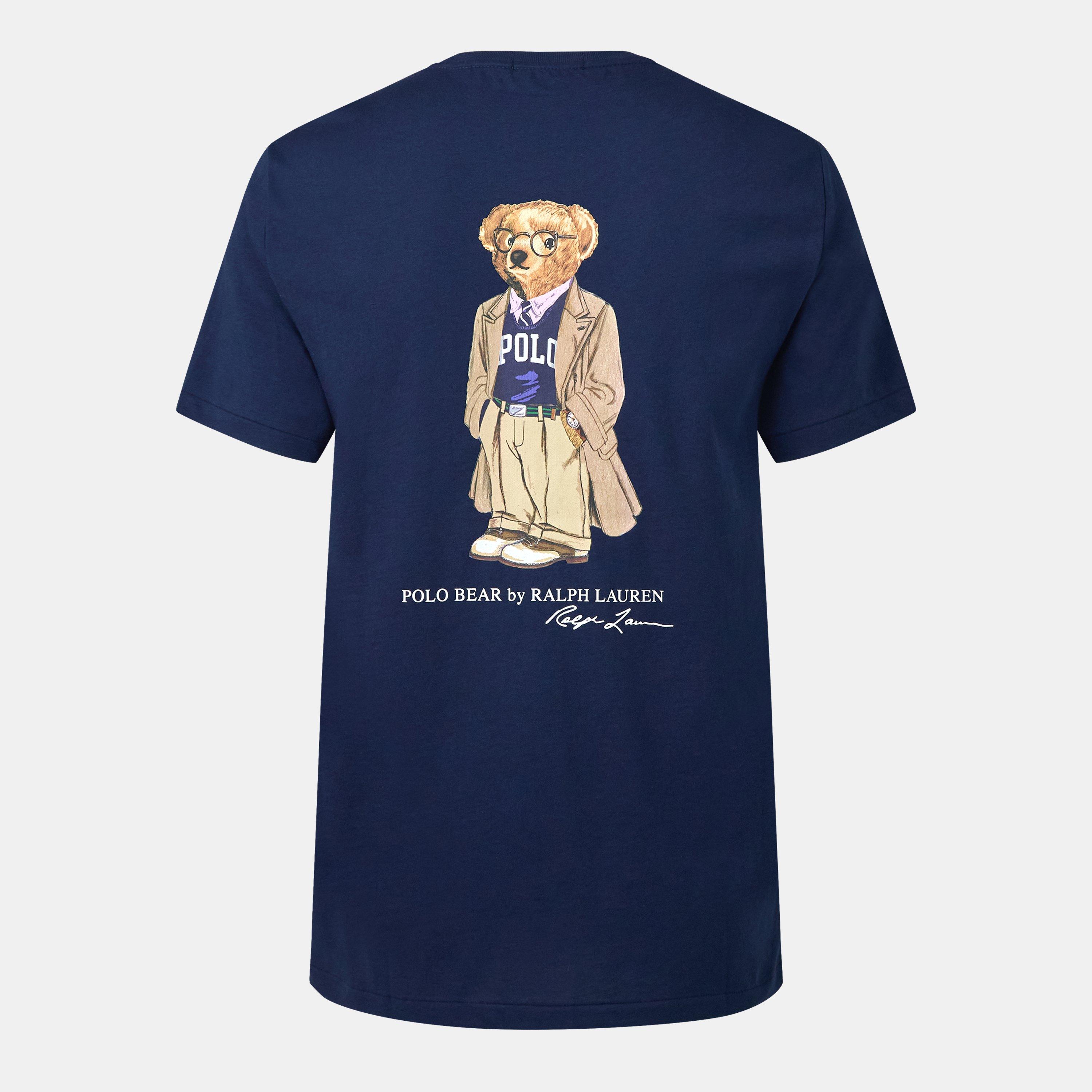 Newport Navy - Polo Ralph Lauren - Men's Regular Fit Bear Print T-Shirt - 2