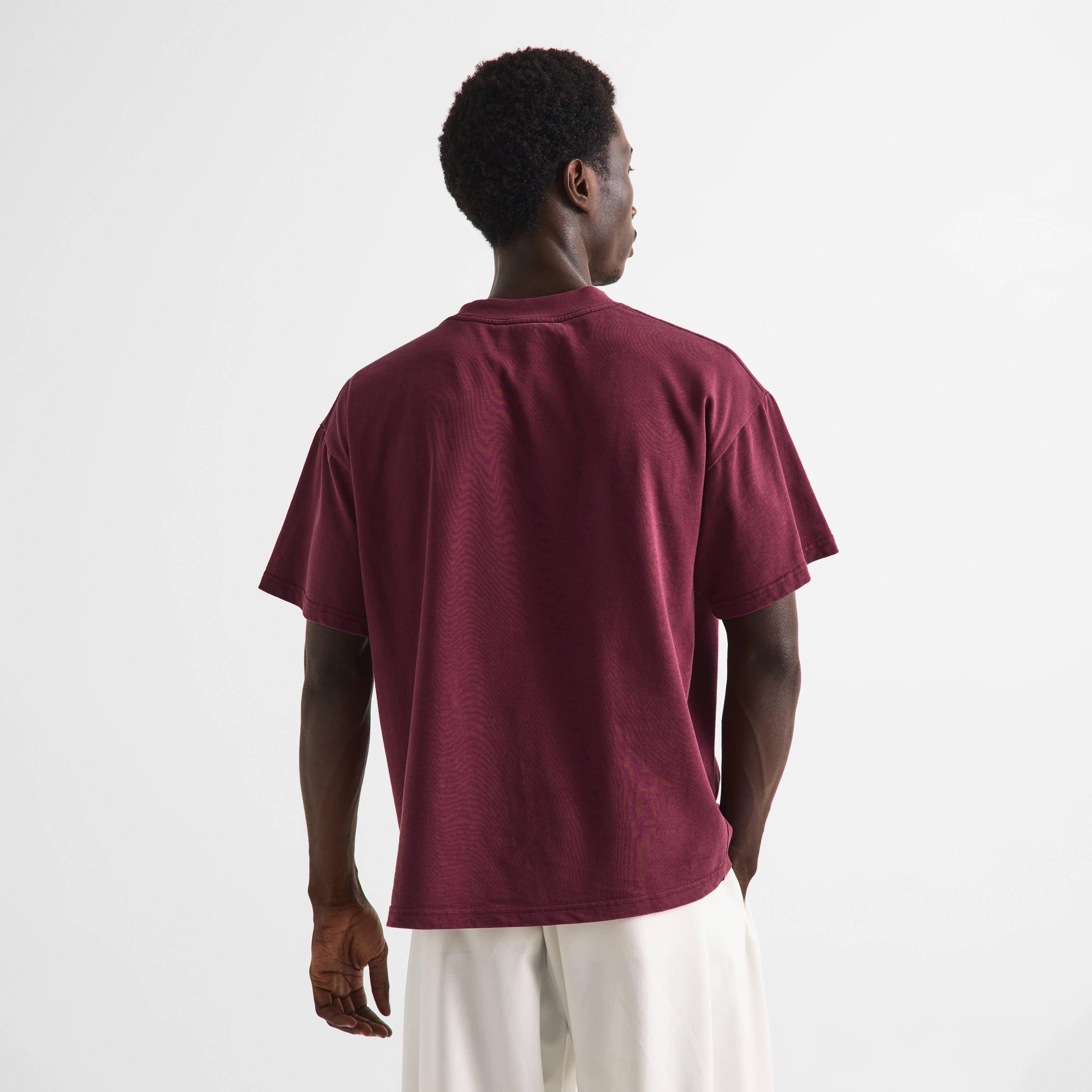 Burgundy - Slazenger - Off-Court Men’s Albert Tee - 4