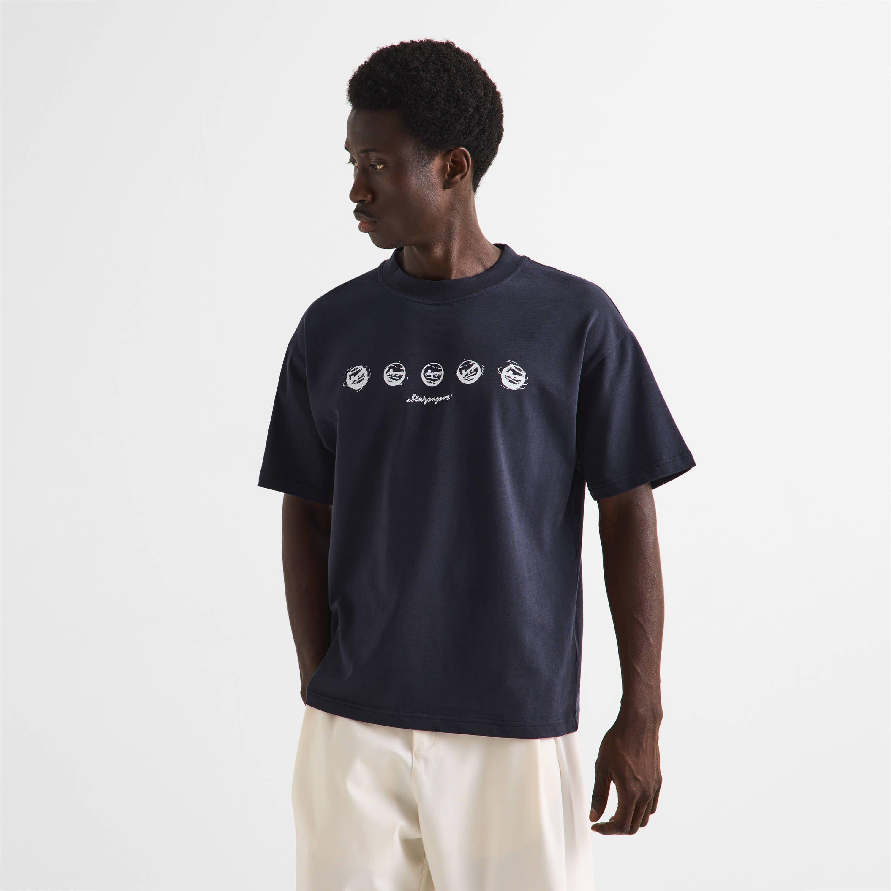 Dark Navy - Slazenger - Off-Court Men’s Return Tee - 3