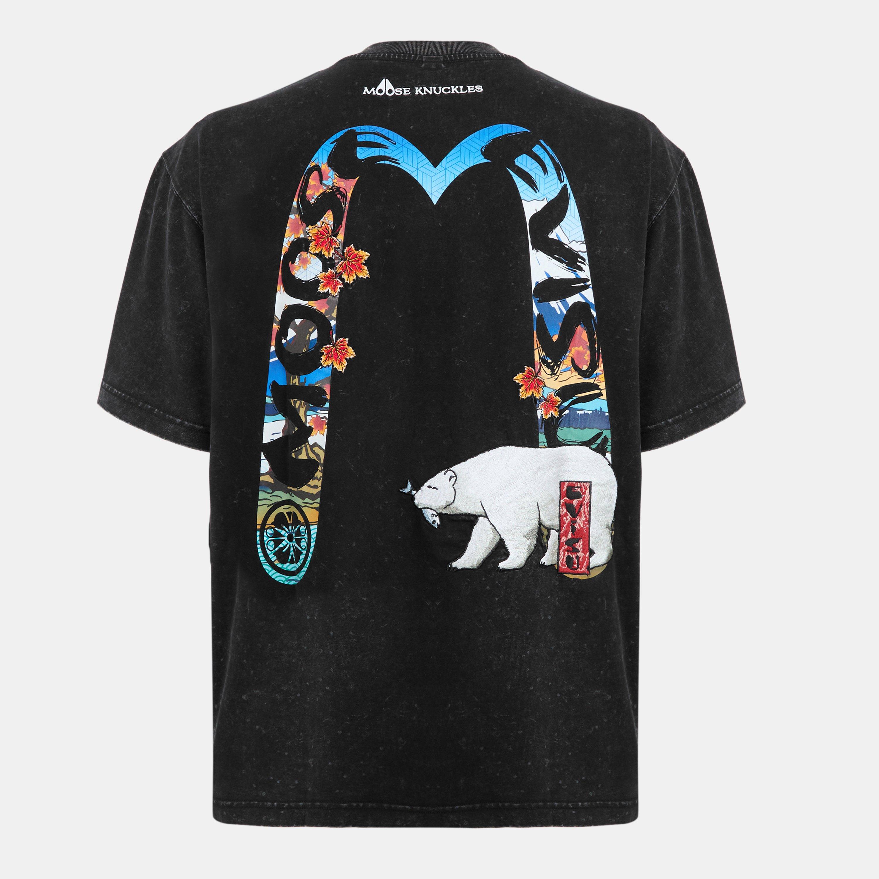 Black - Moose Knuckles - Mens x Evisu T-Shirt - 2