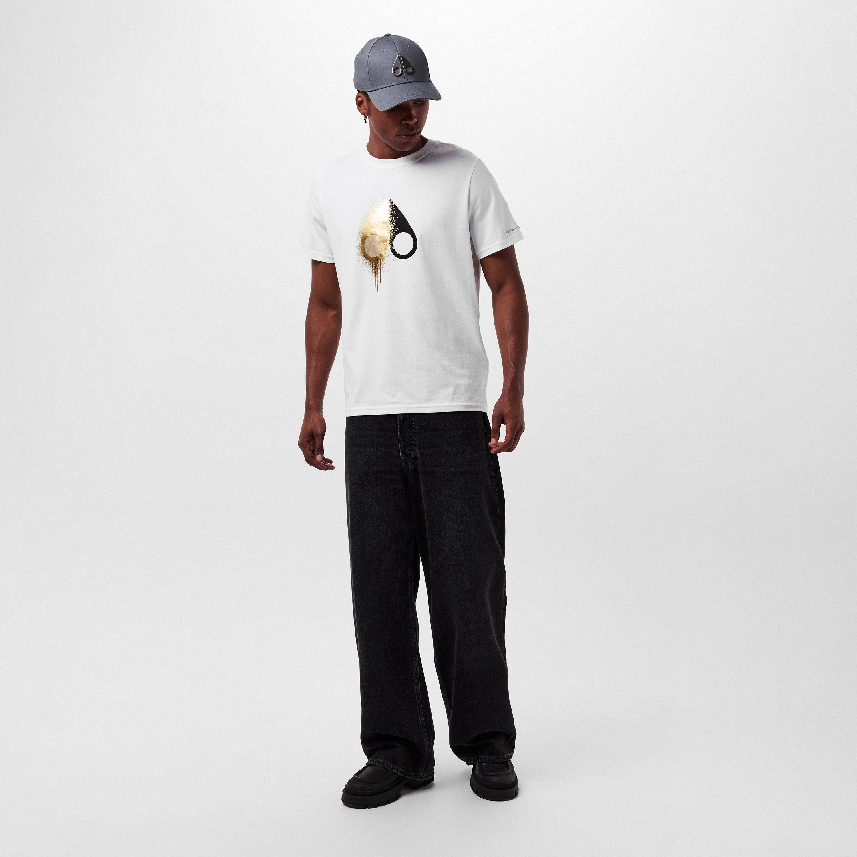 White - Moose Knuckles - Men's August Gold Regular Fit T-Shirt - 6