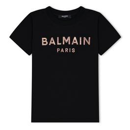 Balmain Logo T Shirt Jn34