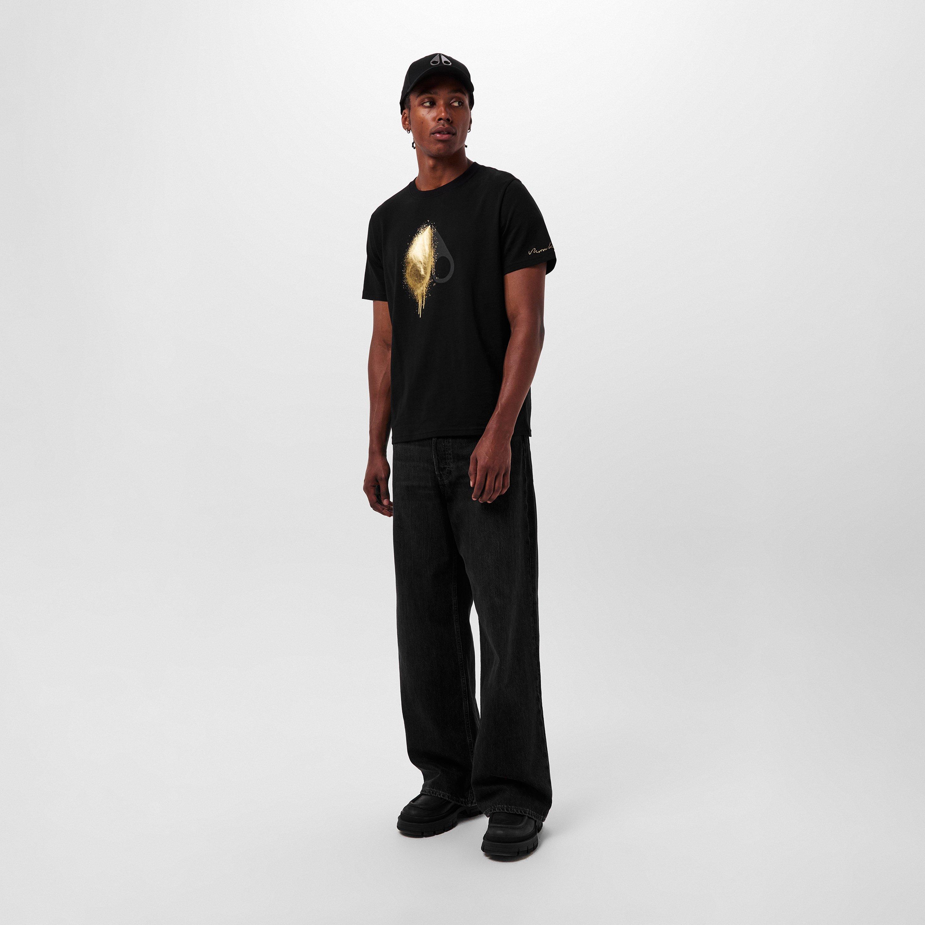 Black - Moose Knuckles - Men's August Gold Regular Fit T-Shirt - 6