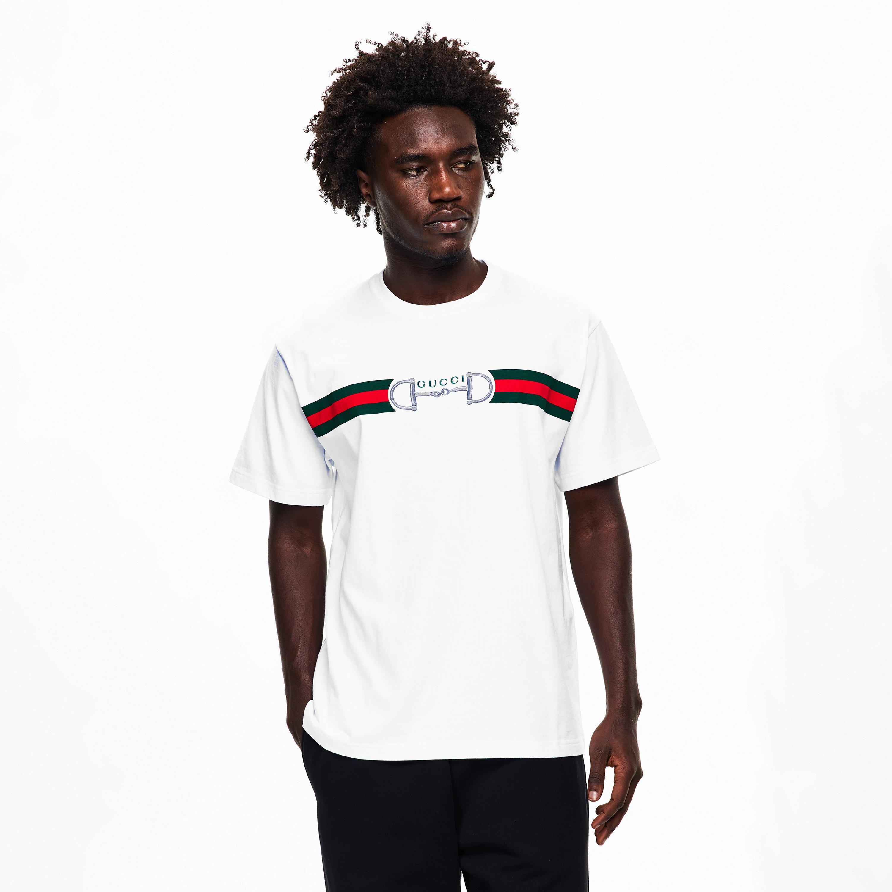 White - Gucci - Men's Short Sleeve T-Shirt - 3