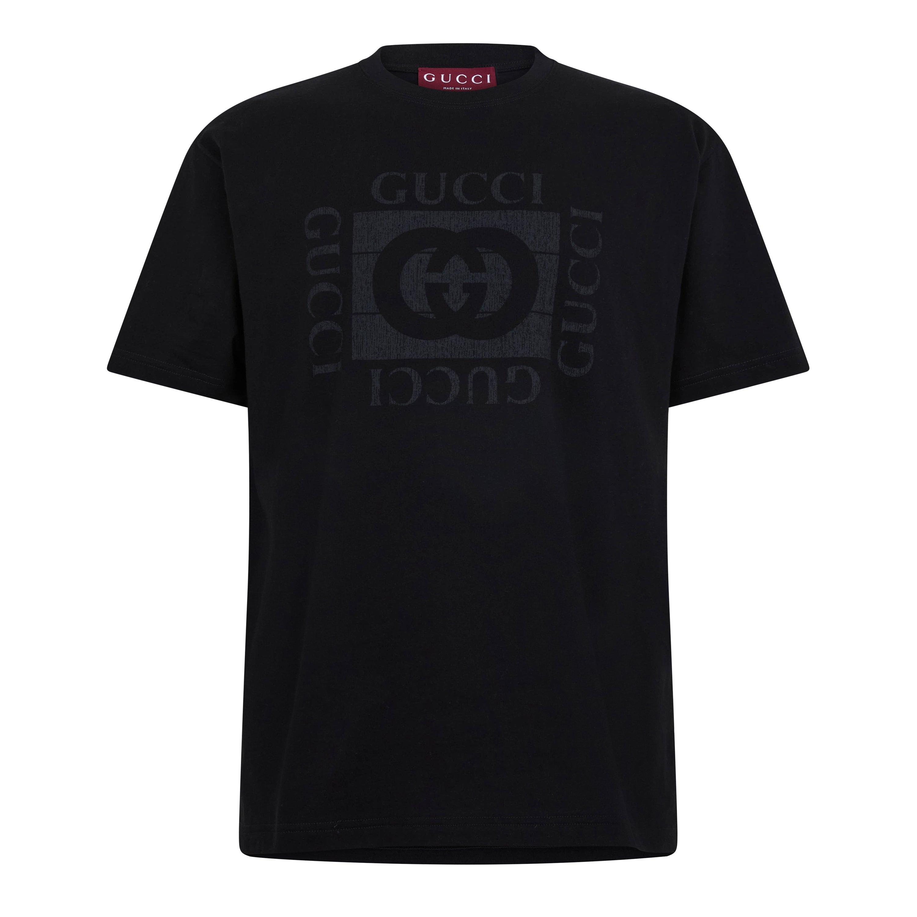 Gucci Men's Short Sleeve T-Shirt - Black - M
