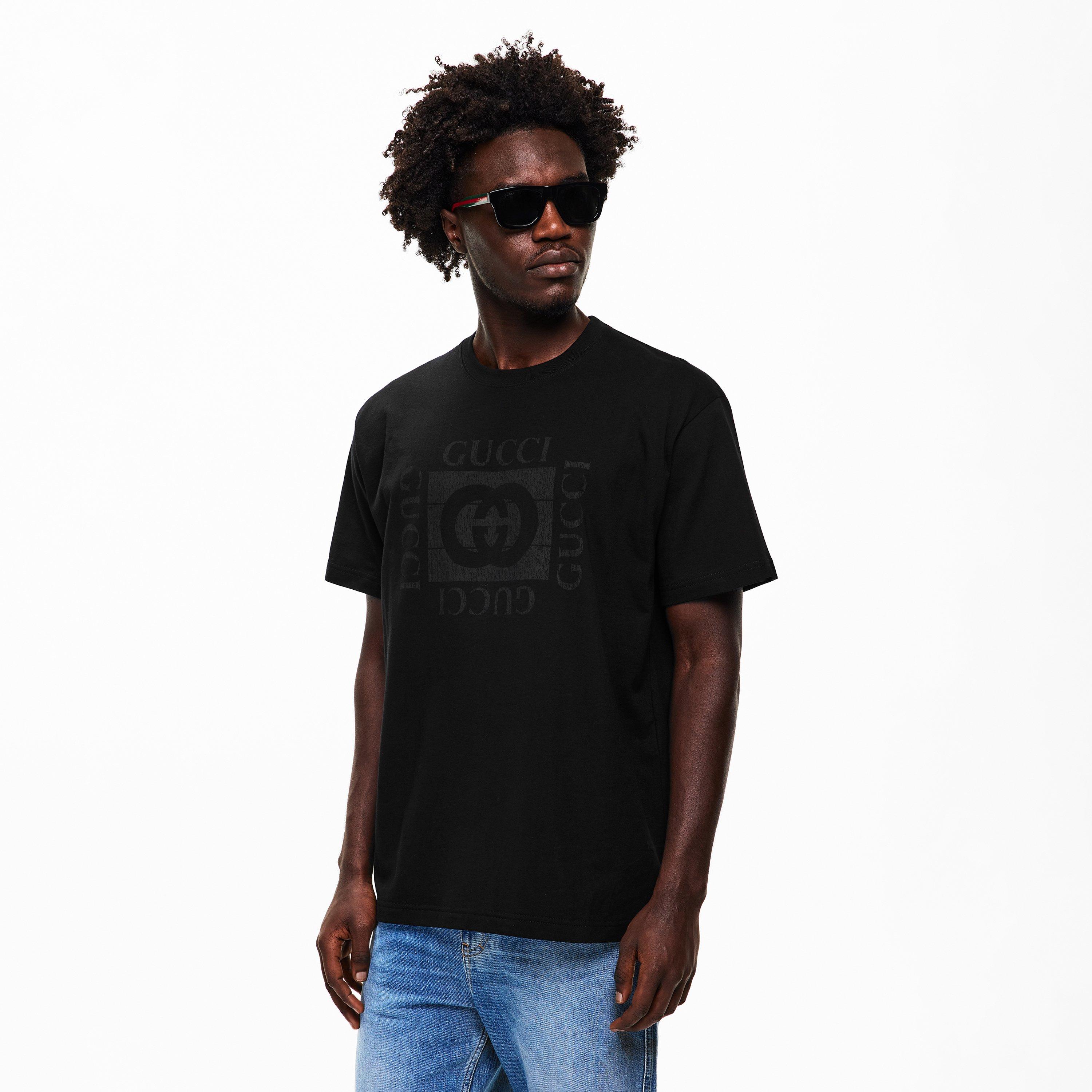 Black - Gucci - Men's Short Sleeve T-Shirt - 3