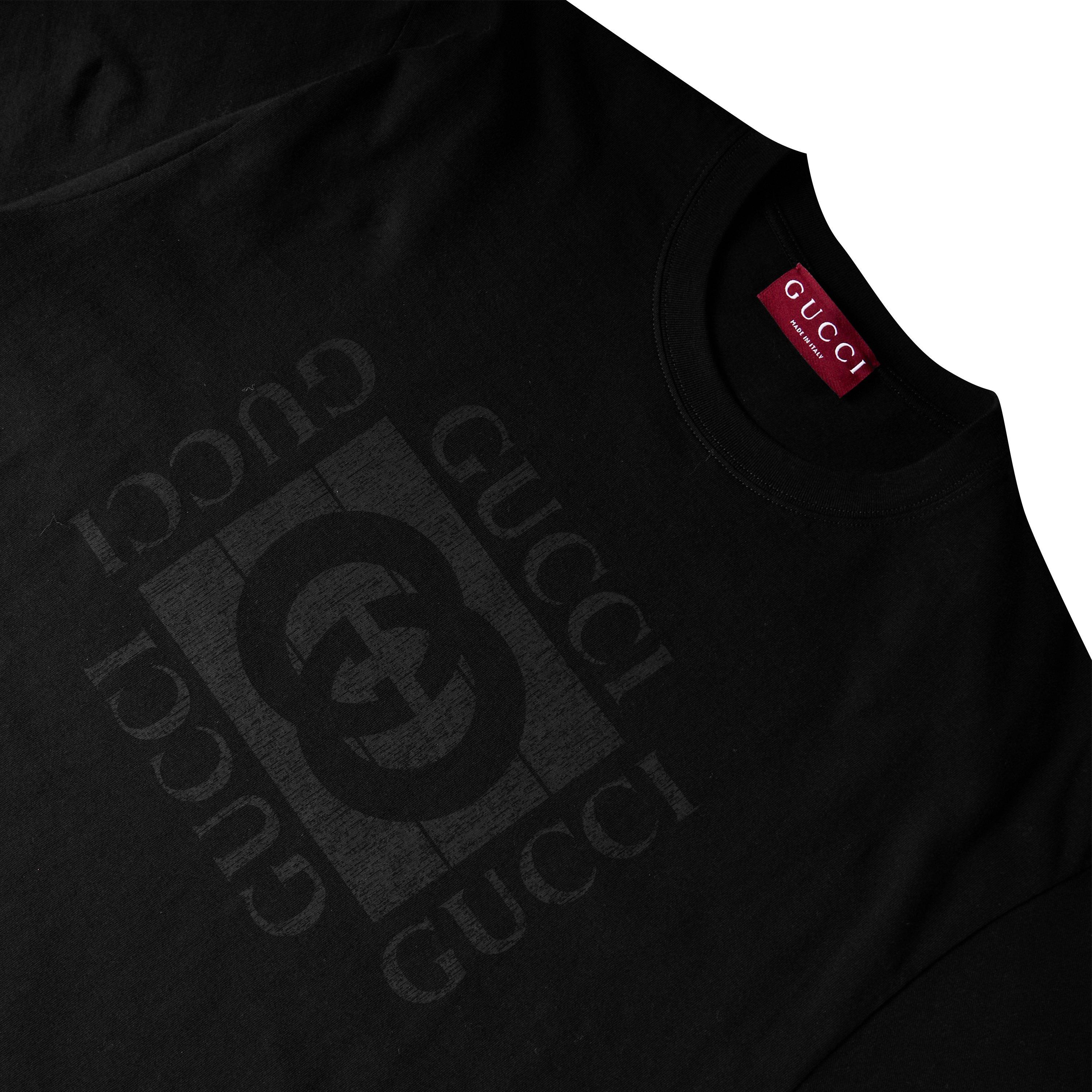 Black - Gucci - Men's Short Sleeve T-Shirt - 5