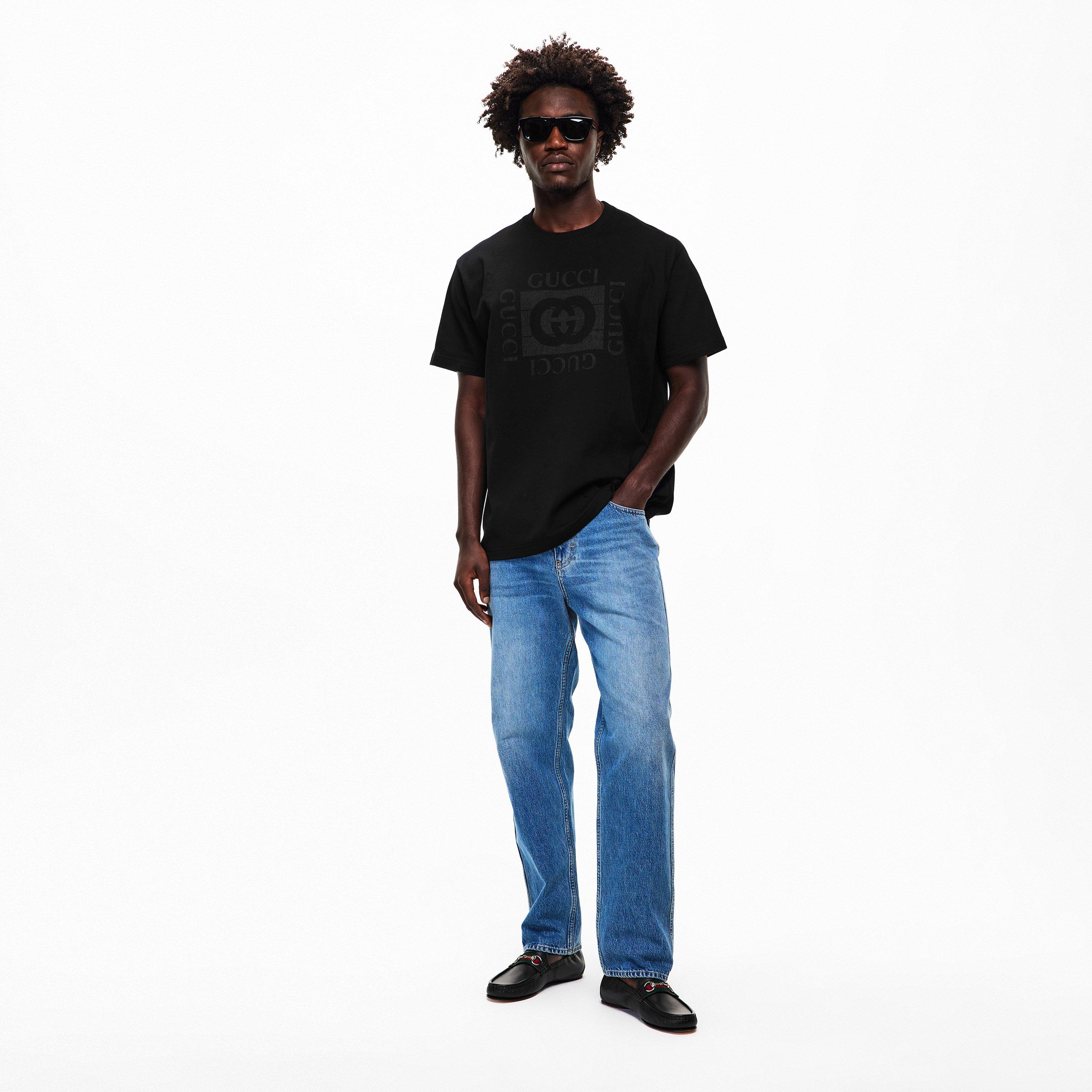 Black - Gucci - Men's Short Sleeve T-Shirt - 6