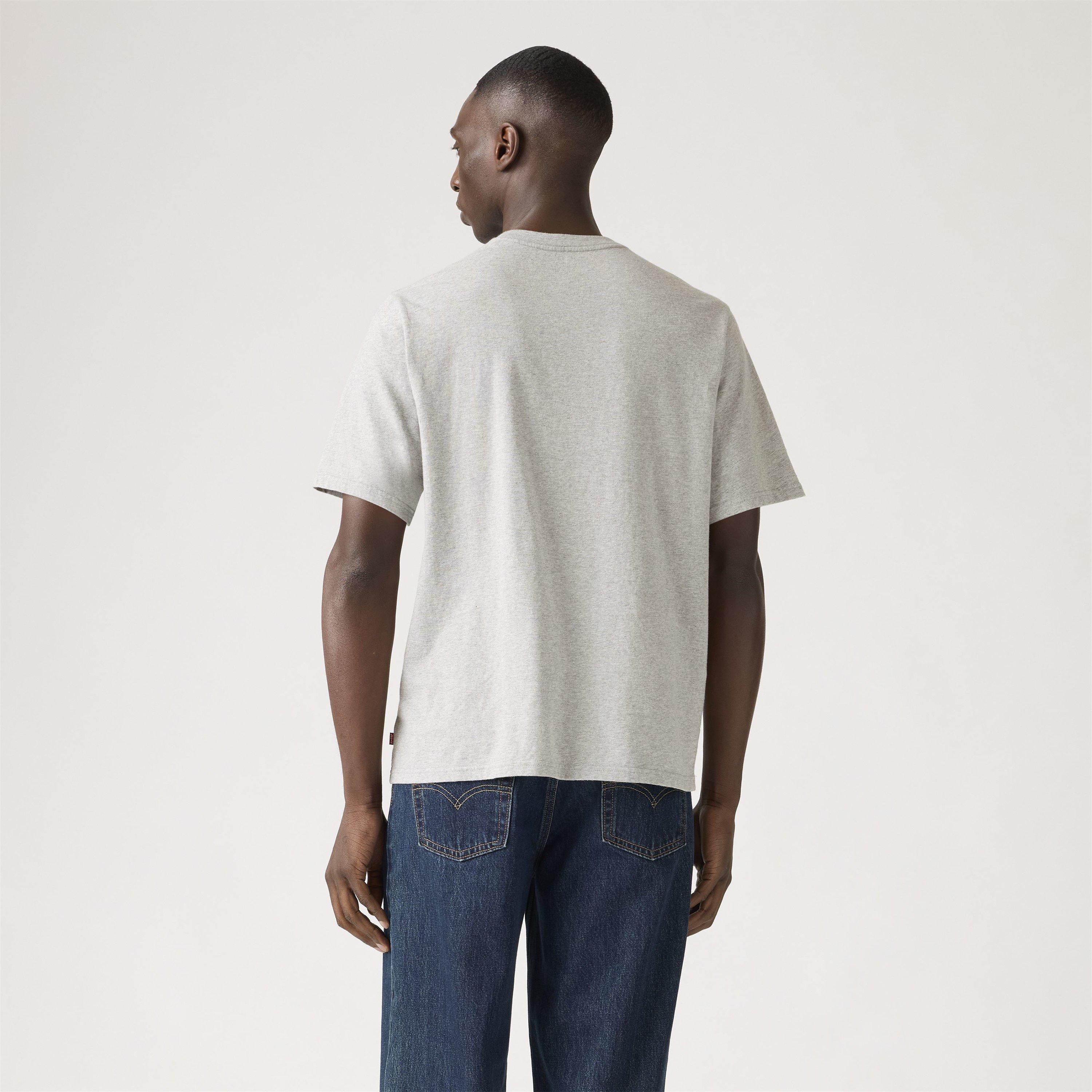 Heather Grey - Levis - Men's Relaxed Fit T-Shirt - 3