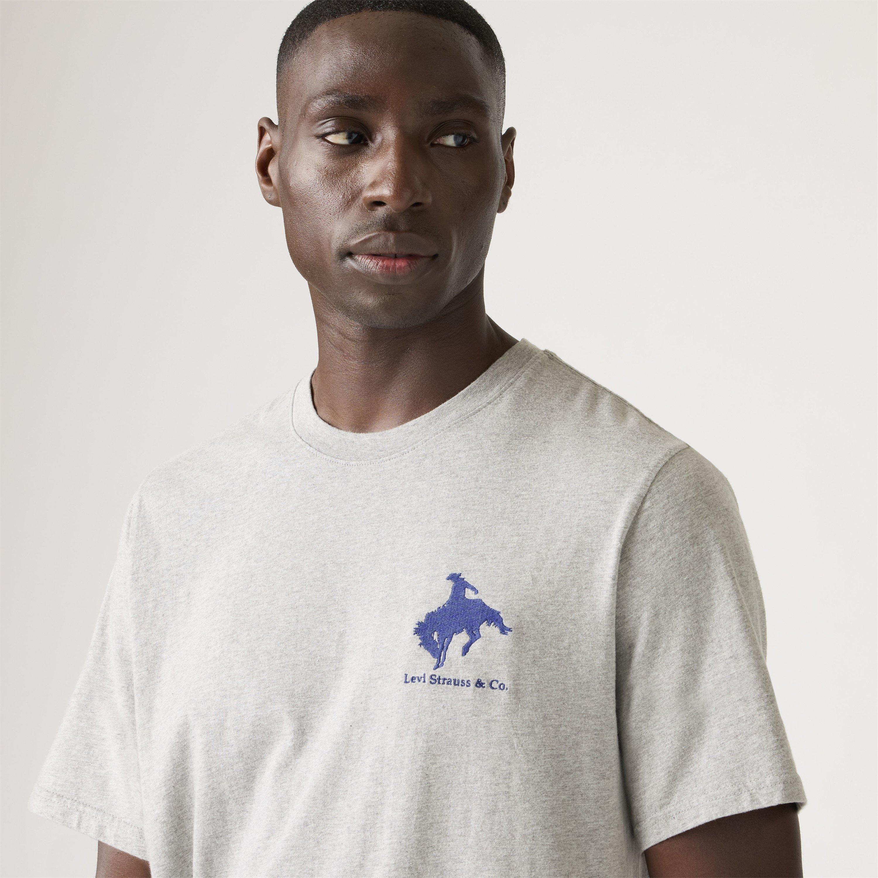 Heather Grey - Levis - Men's Relaxed Fit T-Shirt - 5
