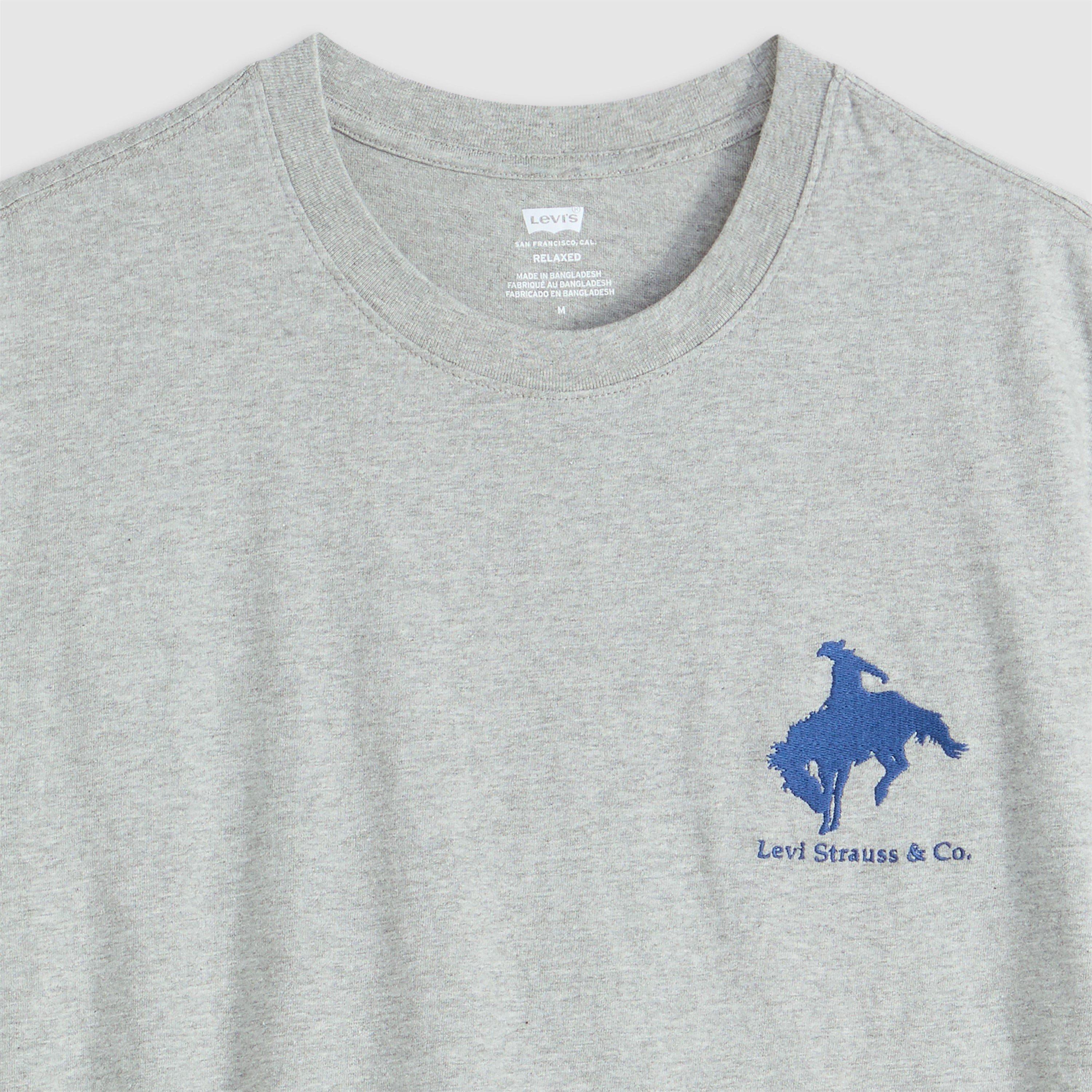 Heather Grey - Levis - Men's Relaxed Fit T-Shirt - 6