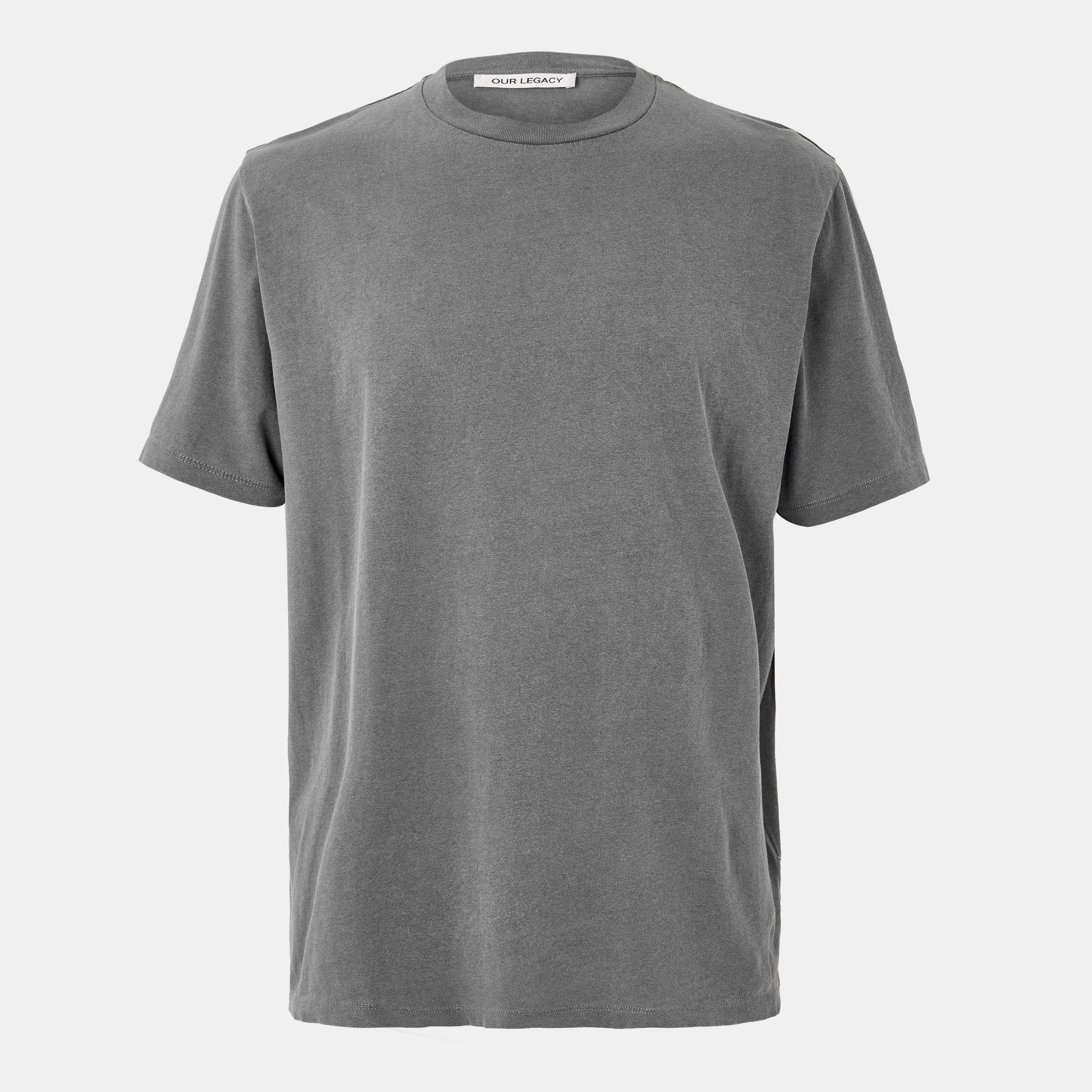 Our Legacy Men's Box Regular Fit T-Shirt - Worn Black - Large