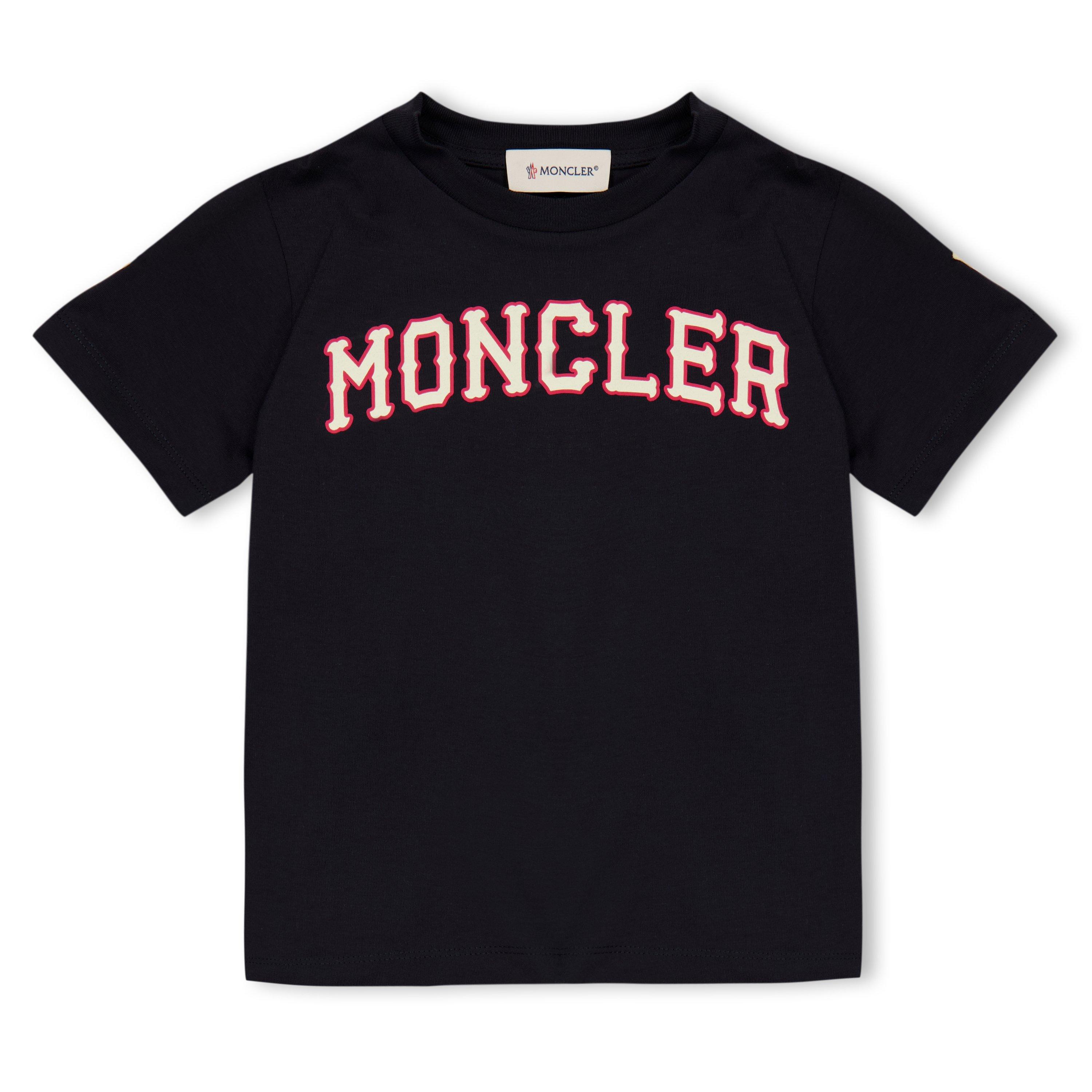 Moncler Kids' T-Shirt - Navy 778 - Size 4Y