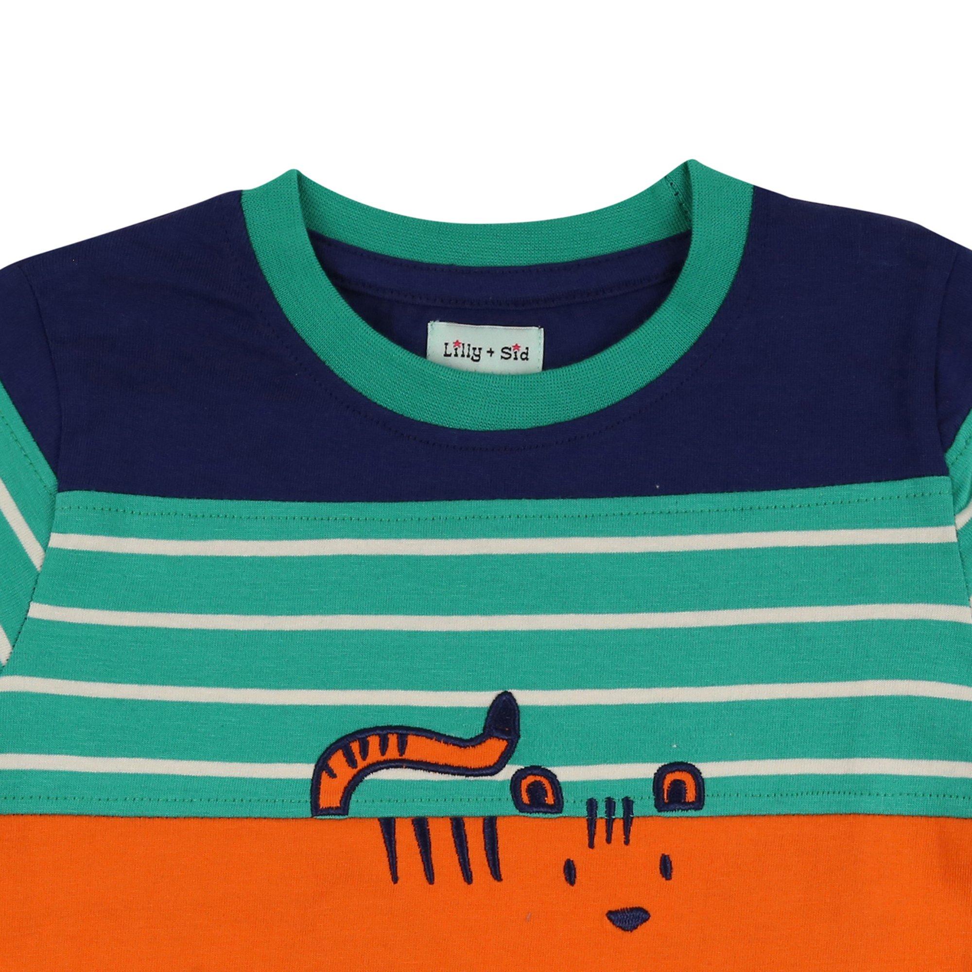 Multi - Lilly and Sid - Regular Fit Tiger T-Shirt - 3