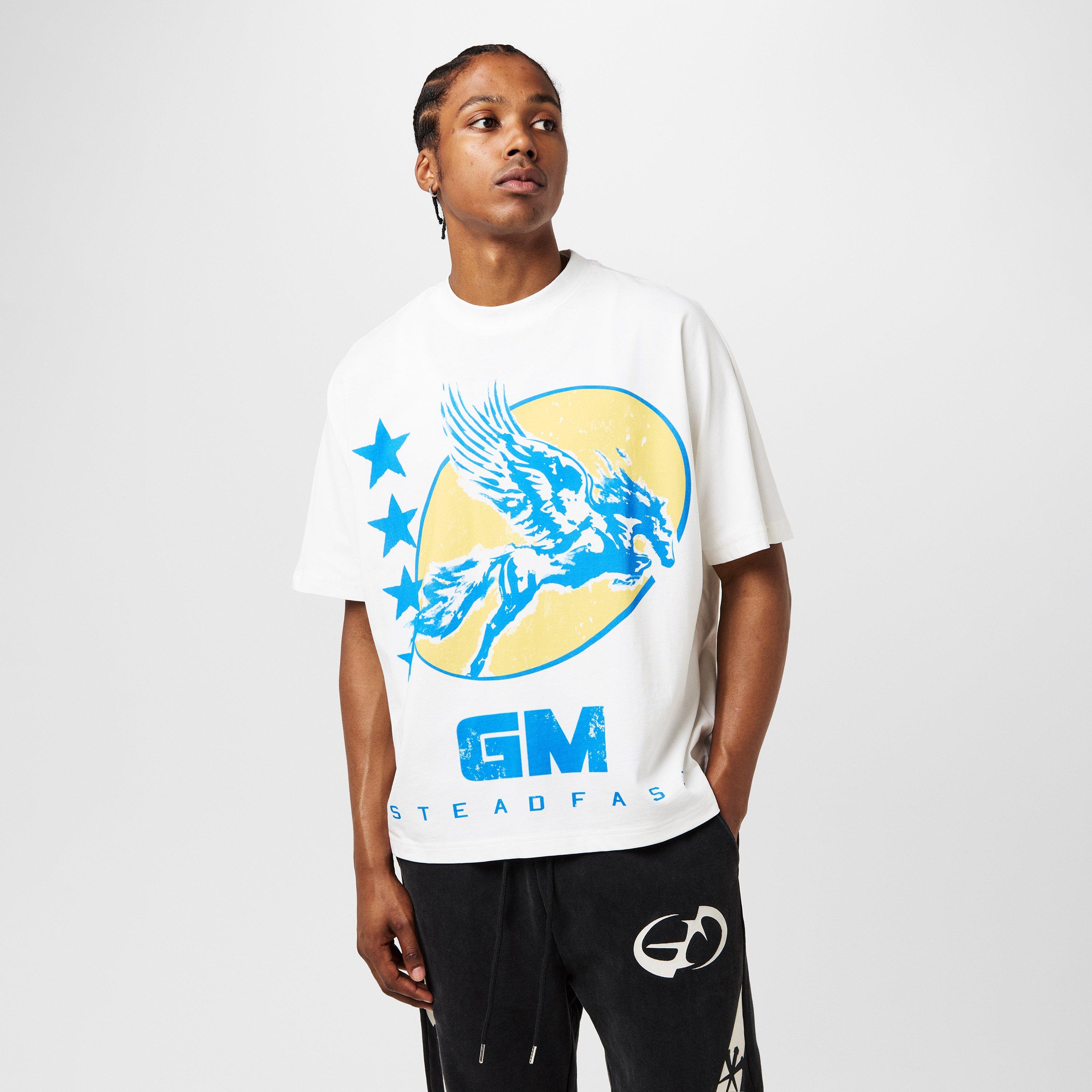 Wht/Blu - God Made - Men's Steadfast Regular Fit T-Shirt - 3