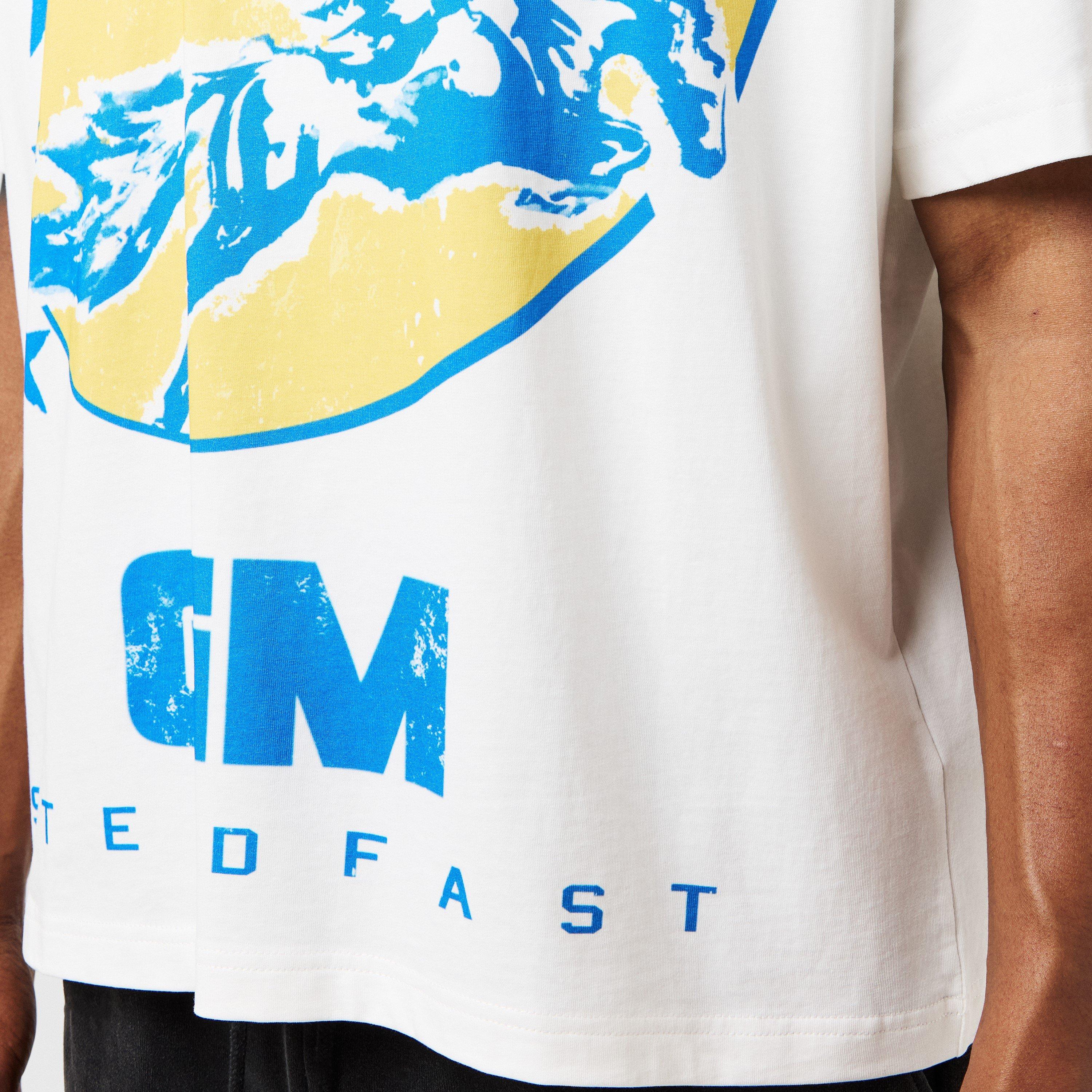 Wht/Blu - God Made - Men's Steadfast Regular Fit T-Shirt - 5