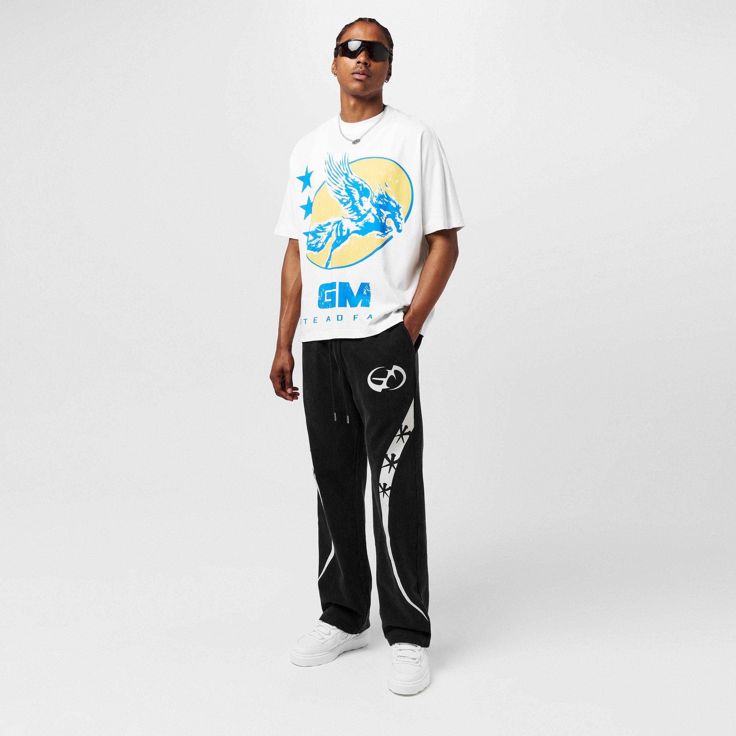 Wht/Blu - God Made - Men's Steadfast Regular Fit T-Shirt - 6