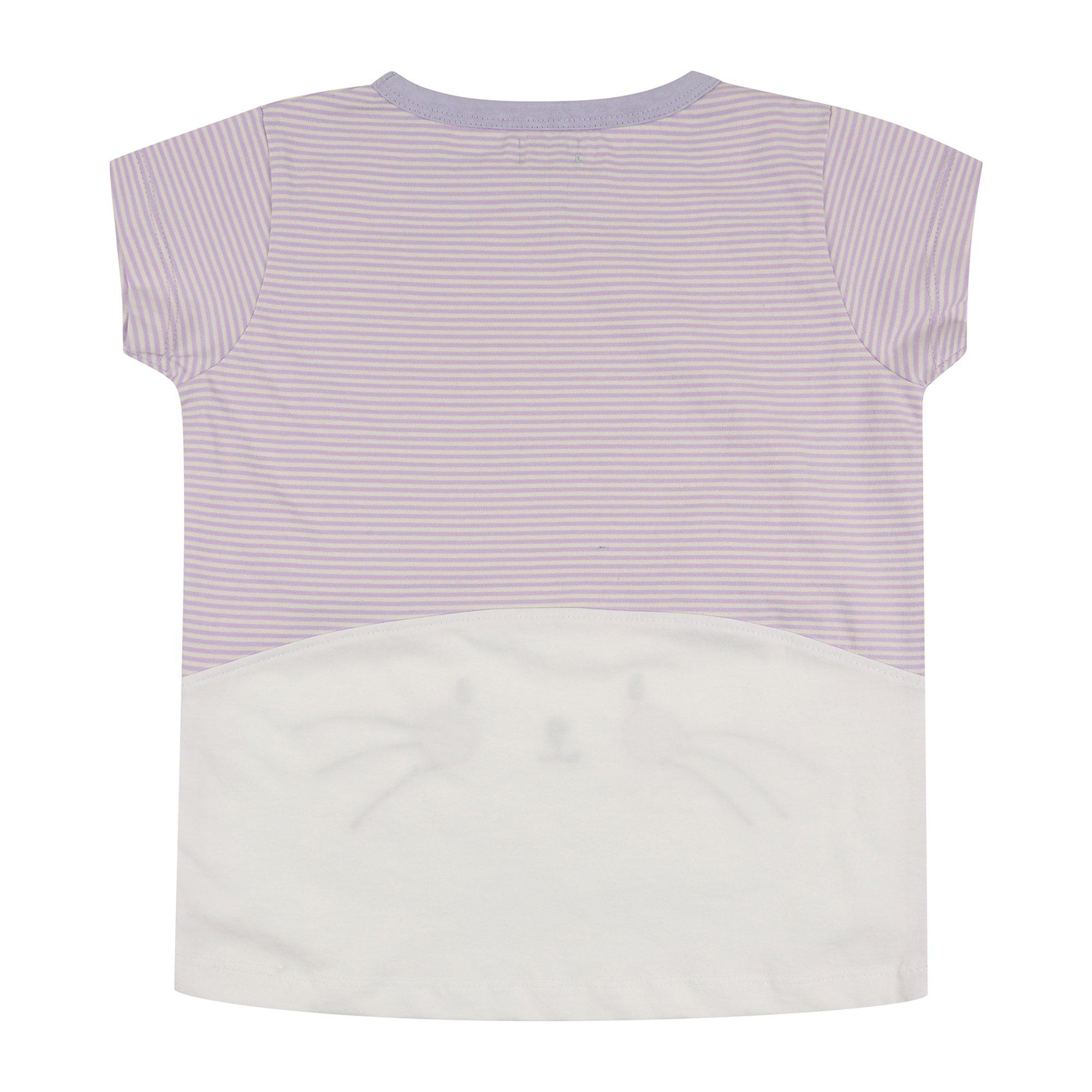 Lilac - Lilly and Sid - LaS Bunny Ears Regular Fit T-Shirt - 2