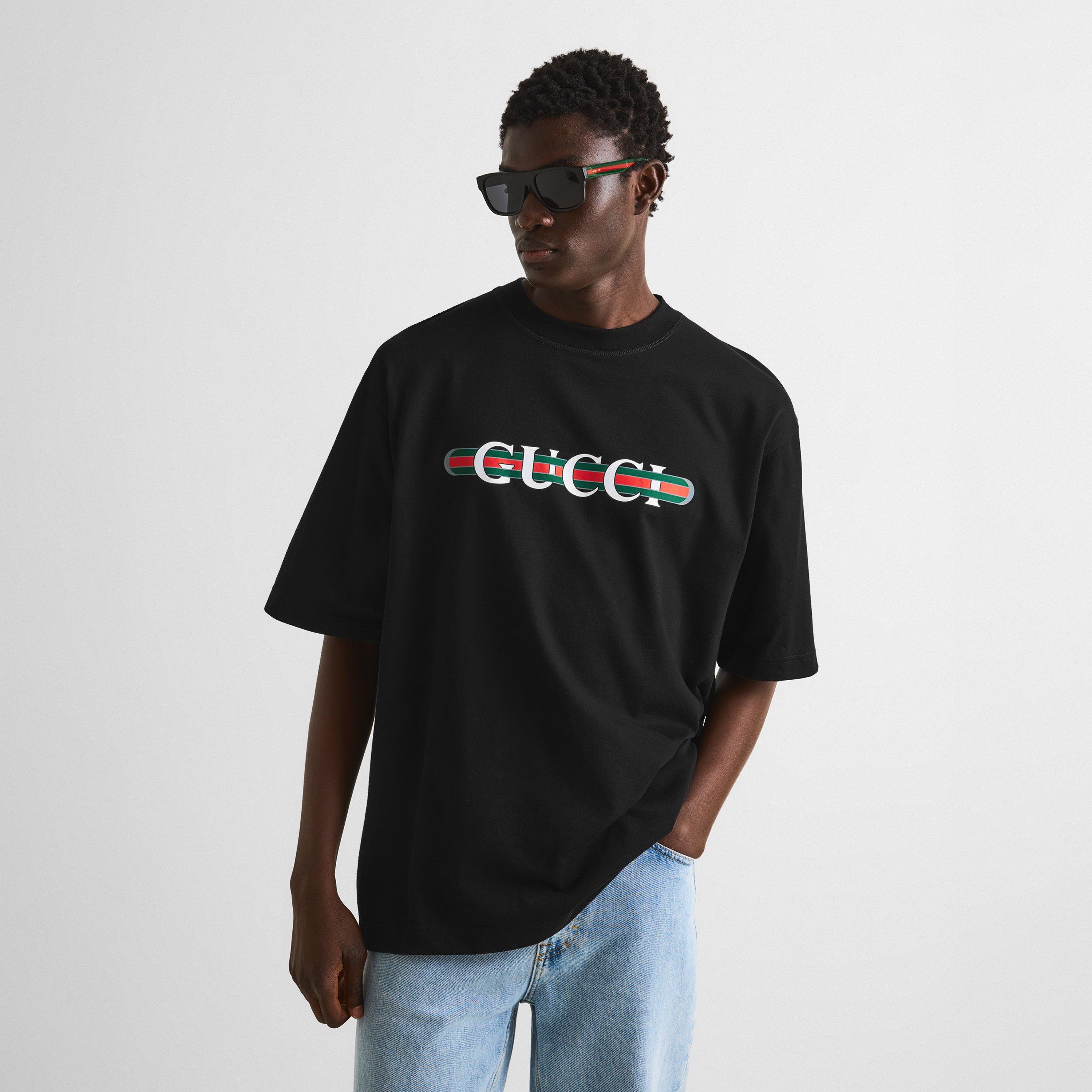Black/MC - Gucci - Men's Oversized T-Shirt - 3