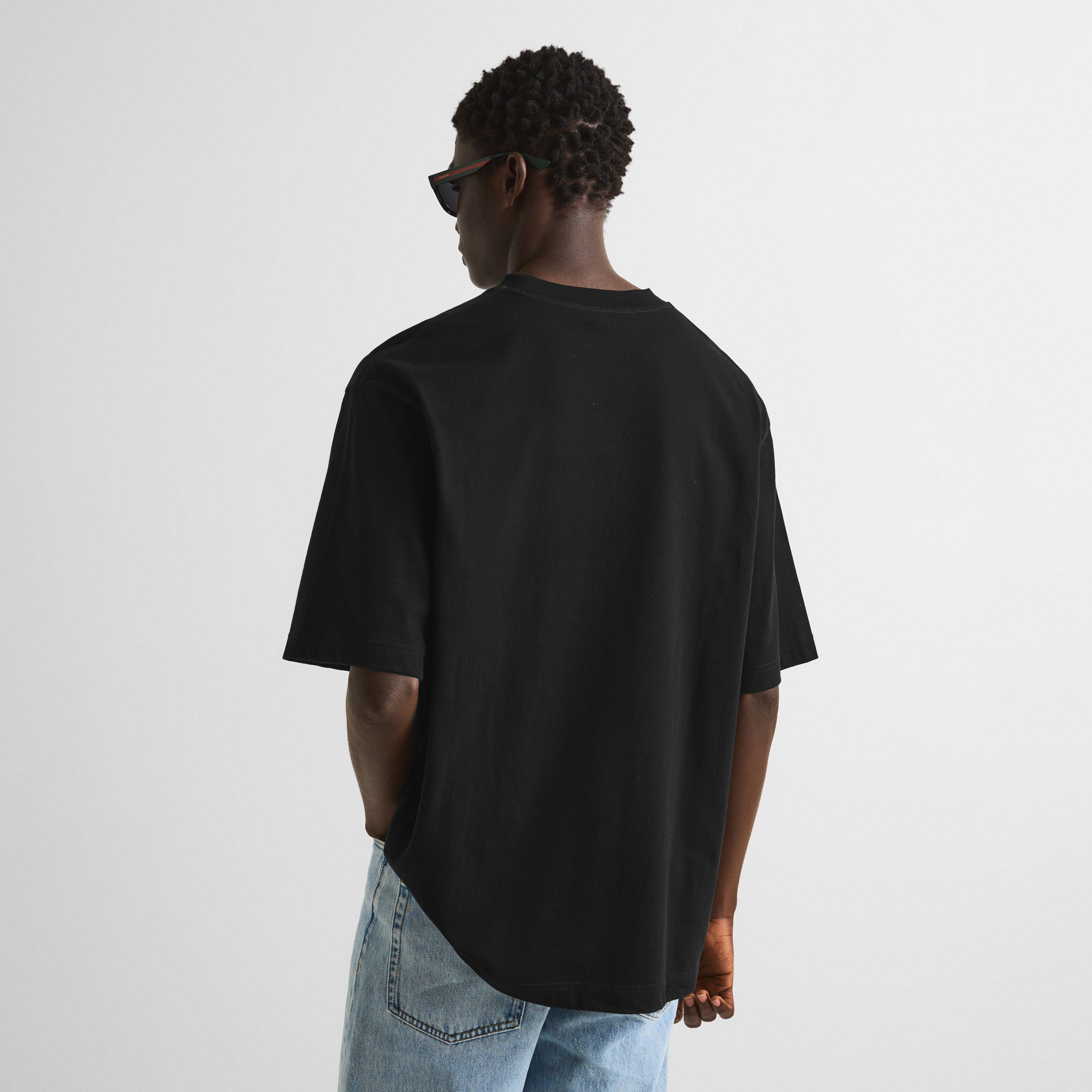 Black/MC - Gucci - Men's Oversized T-Shirt - 4