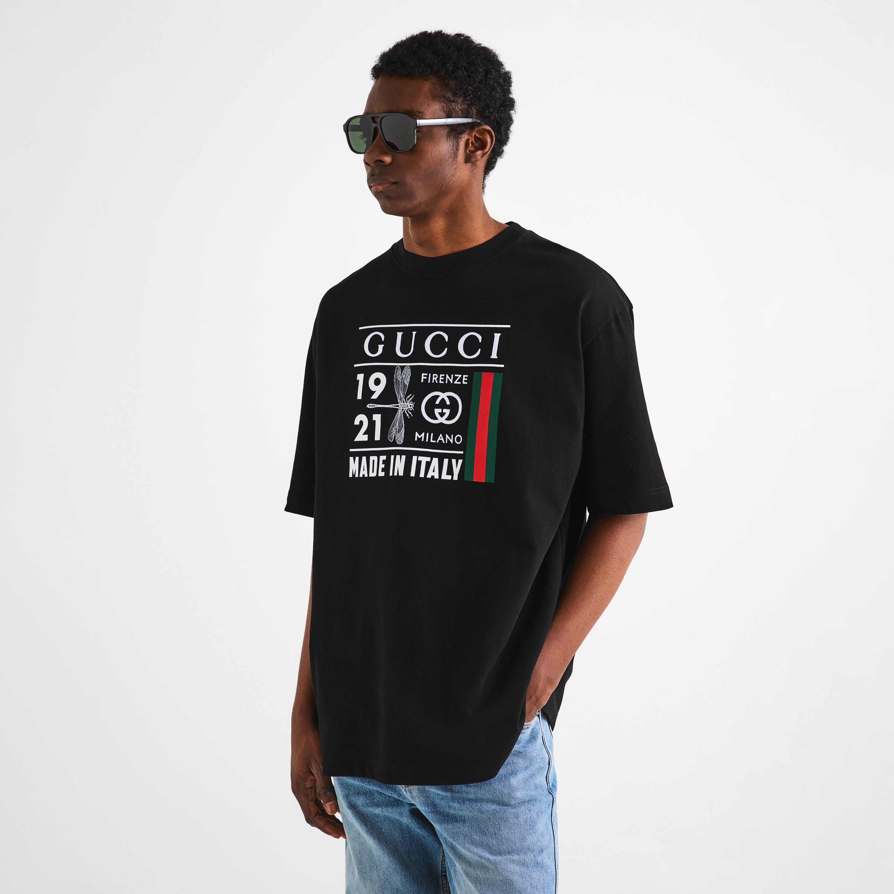 Black/Mix - Gucci - Gucci Hvy SS T-Shirt Sn62 - 3
