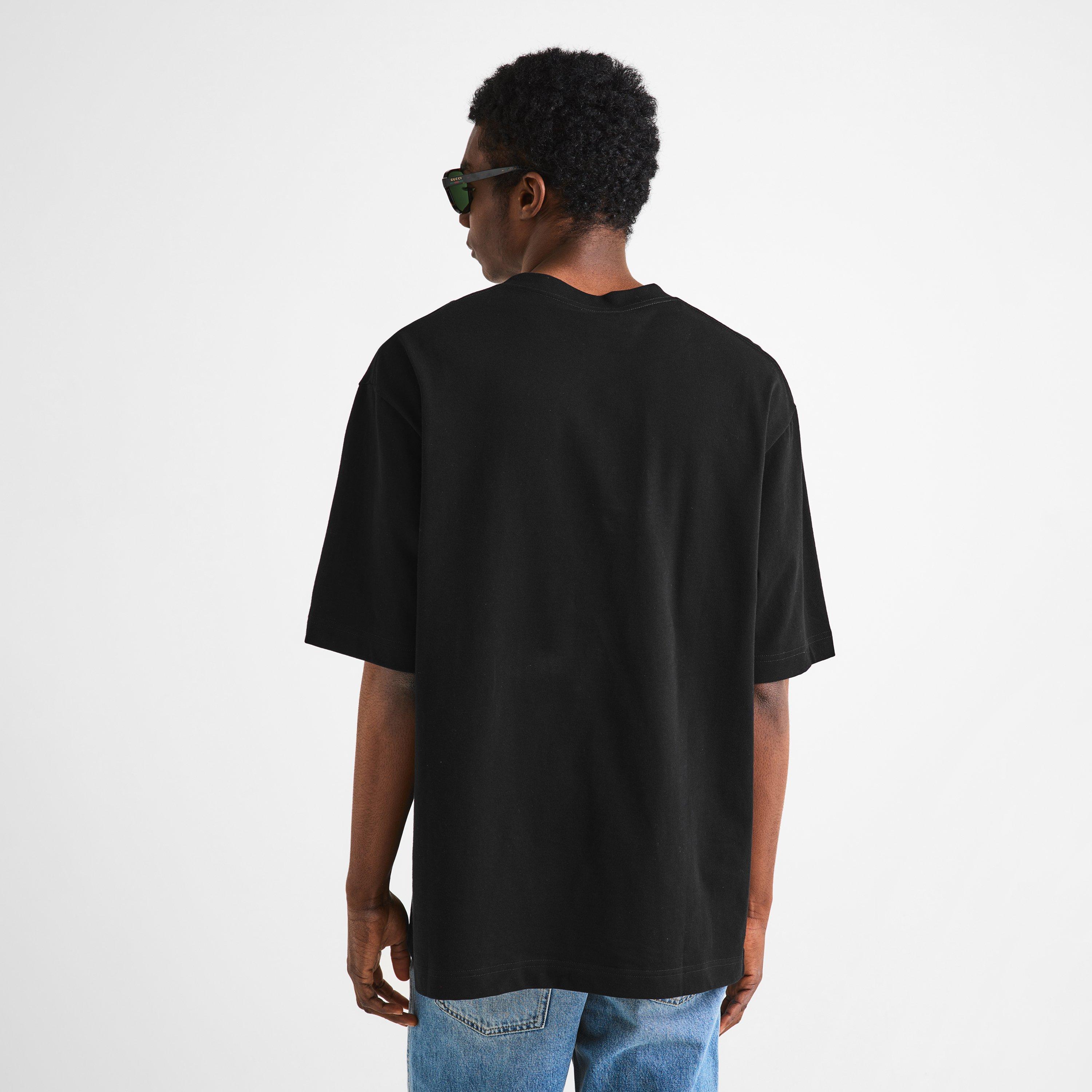 Black/Mix - Gucci - Gucci Hvy SS T-Shirt Sn62 - 4