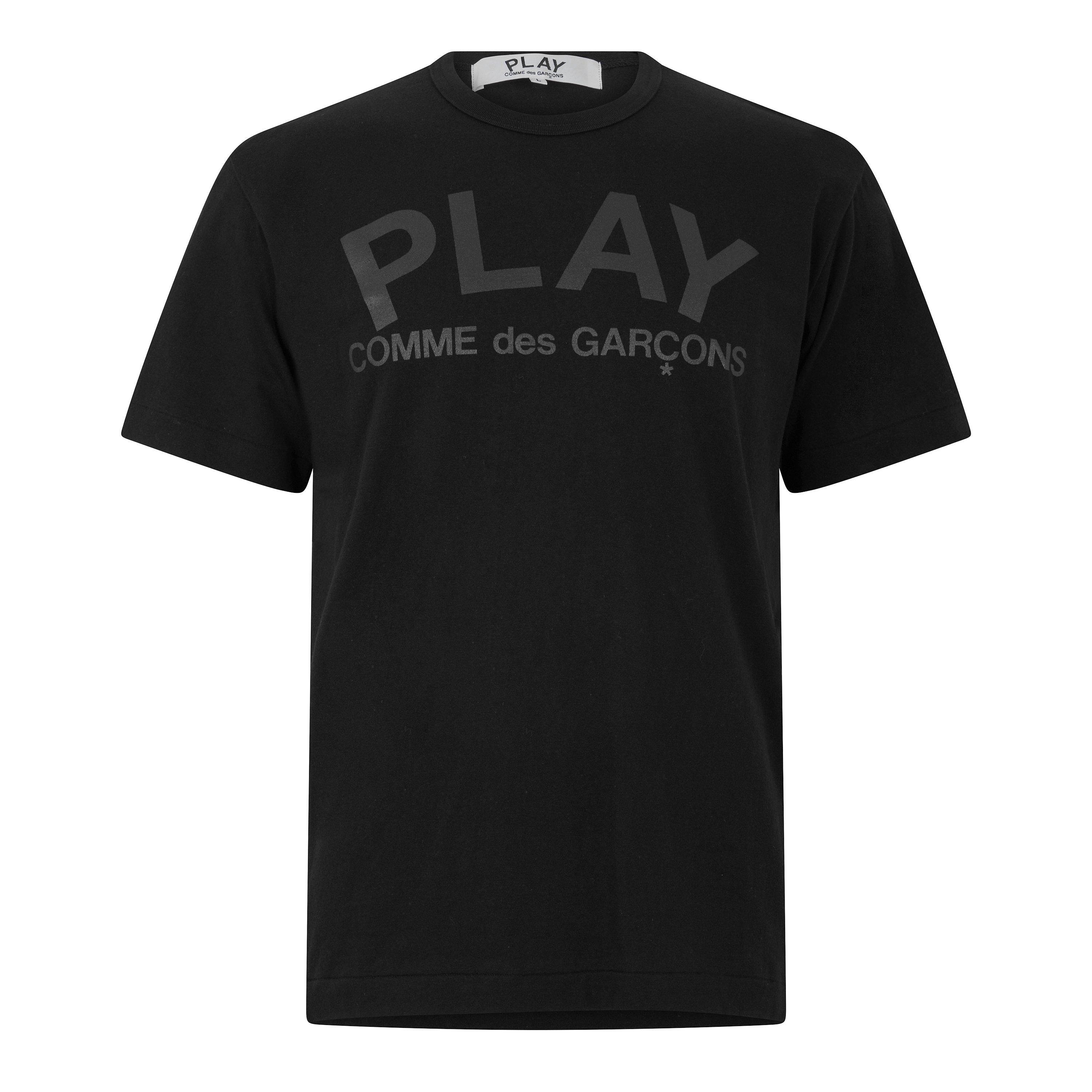Black - Comme des Garcons PLAY - Comme Tonal Txt T Sn71 - 1