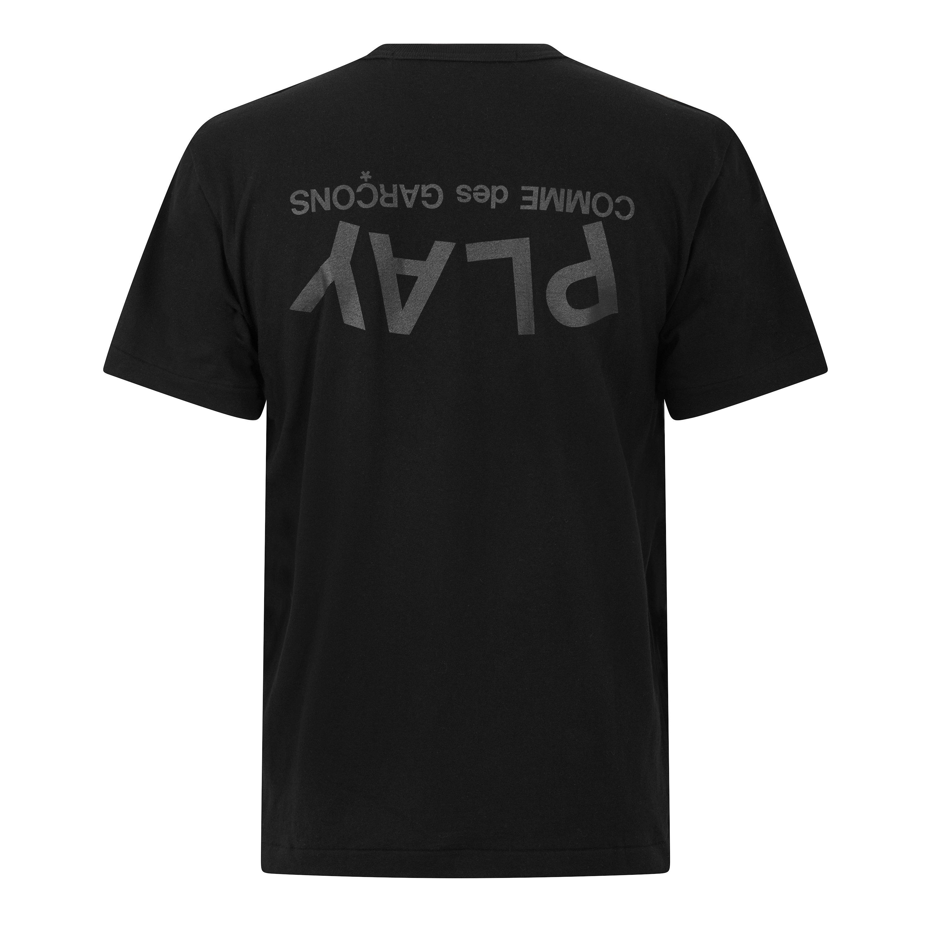 Black - Comme des Garcons PLAY - Comme Tonal Txt T Sn71 - 2