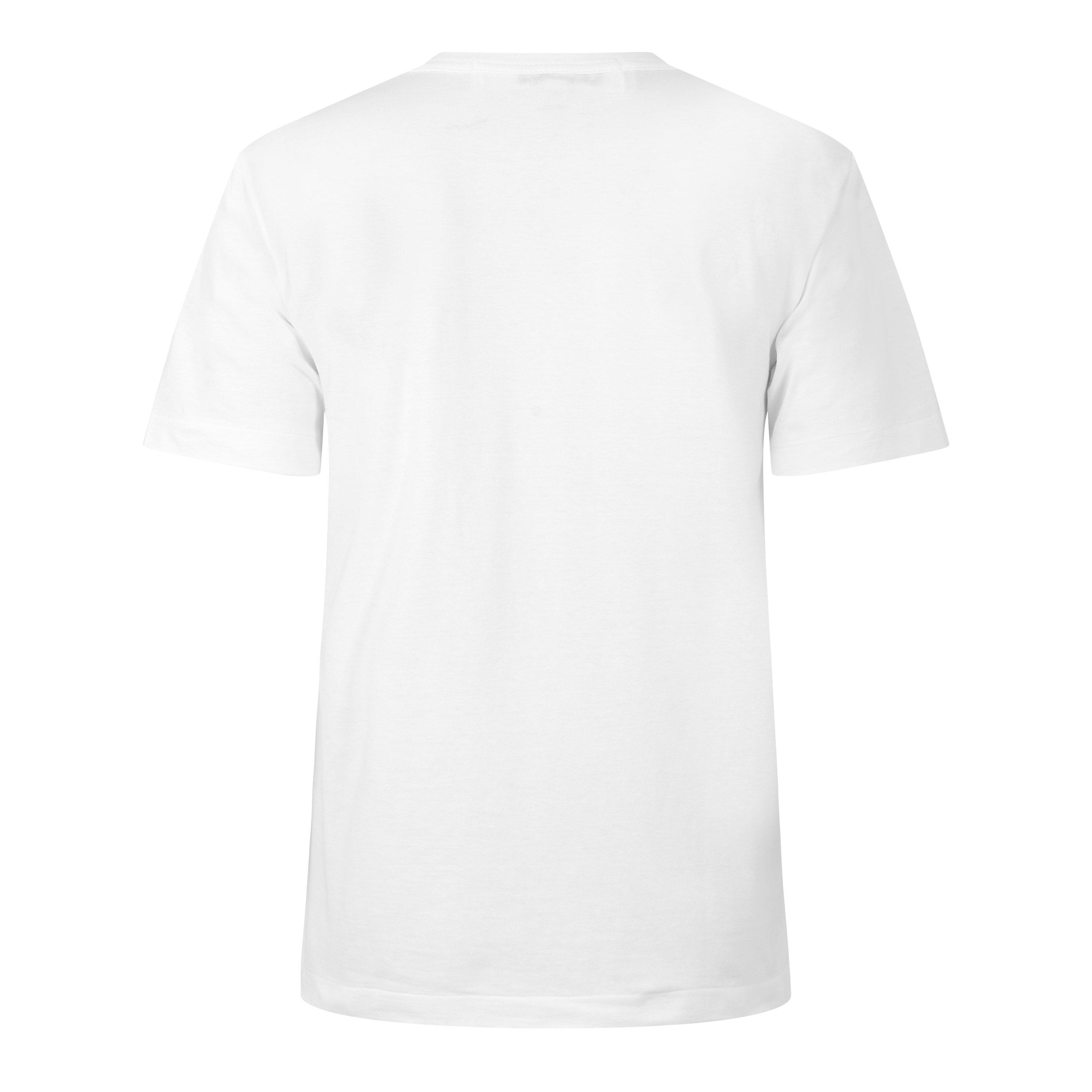 White - Comme des Garcons PLAY - Comme Camo Peep T Sn71 - 2