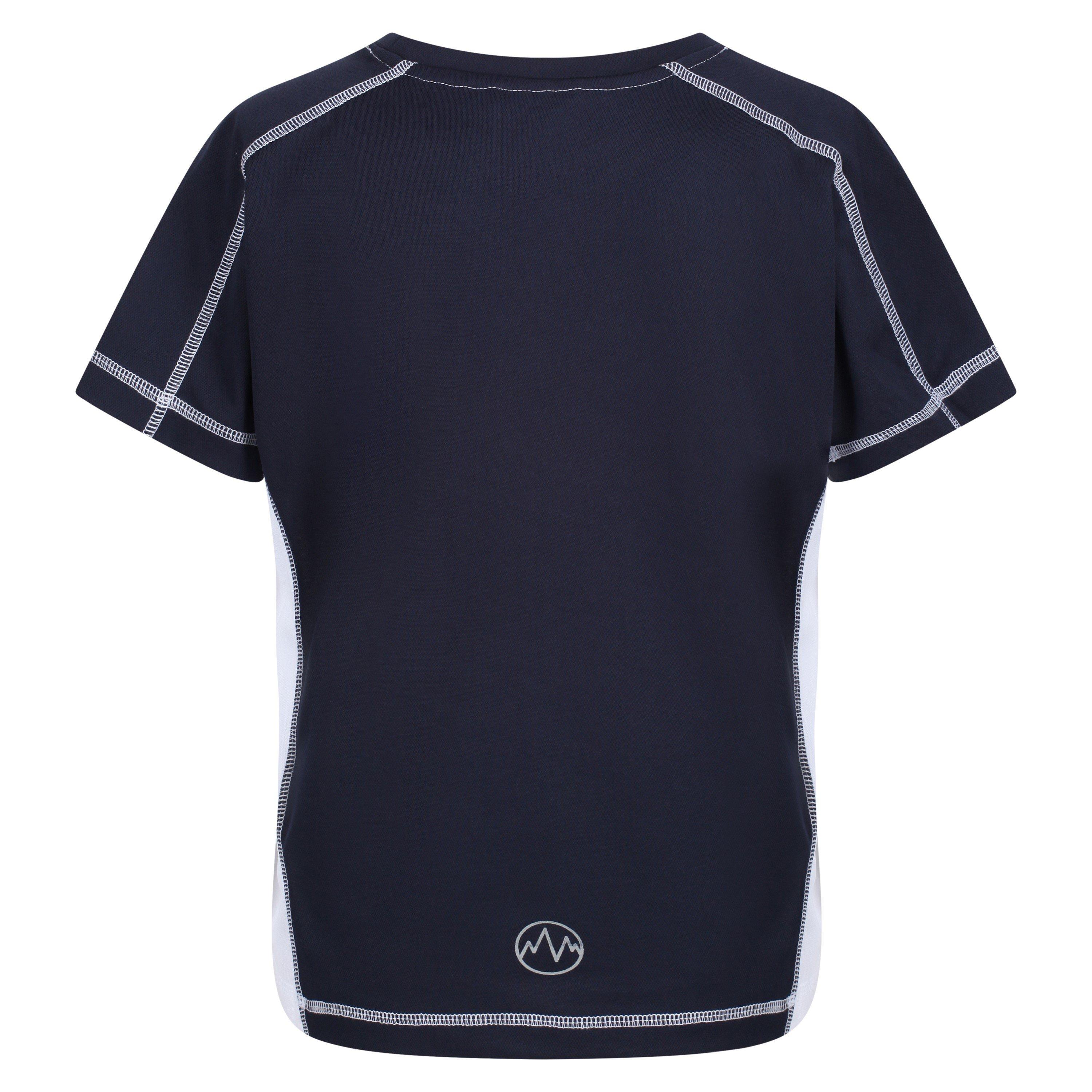 Navy/White - Regatta - Kids' Regular Fit T-Shirt - 2