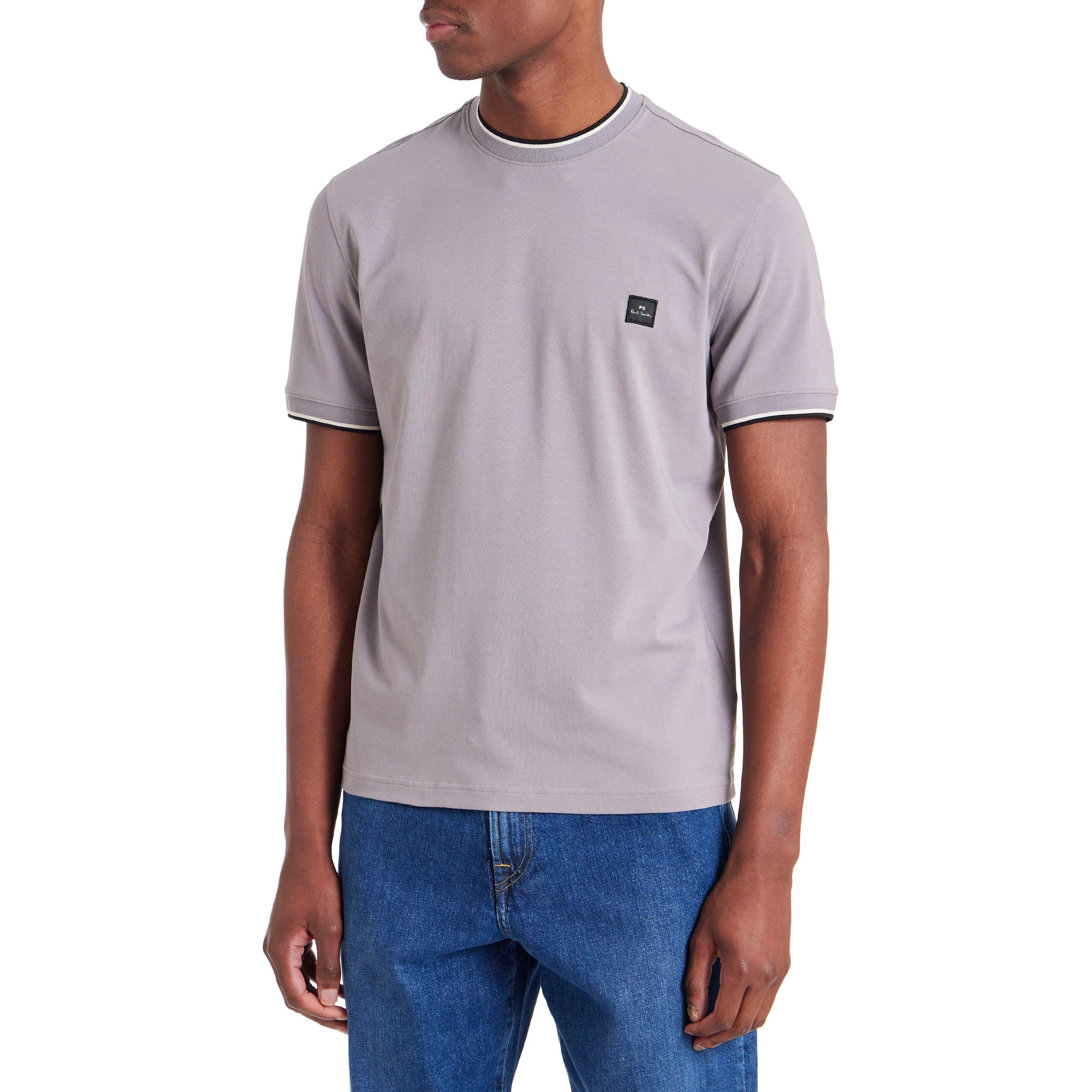 Flat Grey 70 - PS Paul Smith - Logo Patch T-Shirt - 3