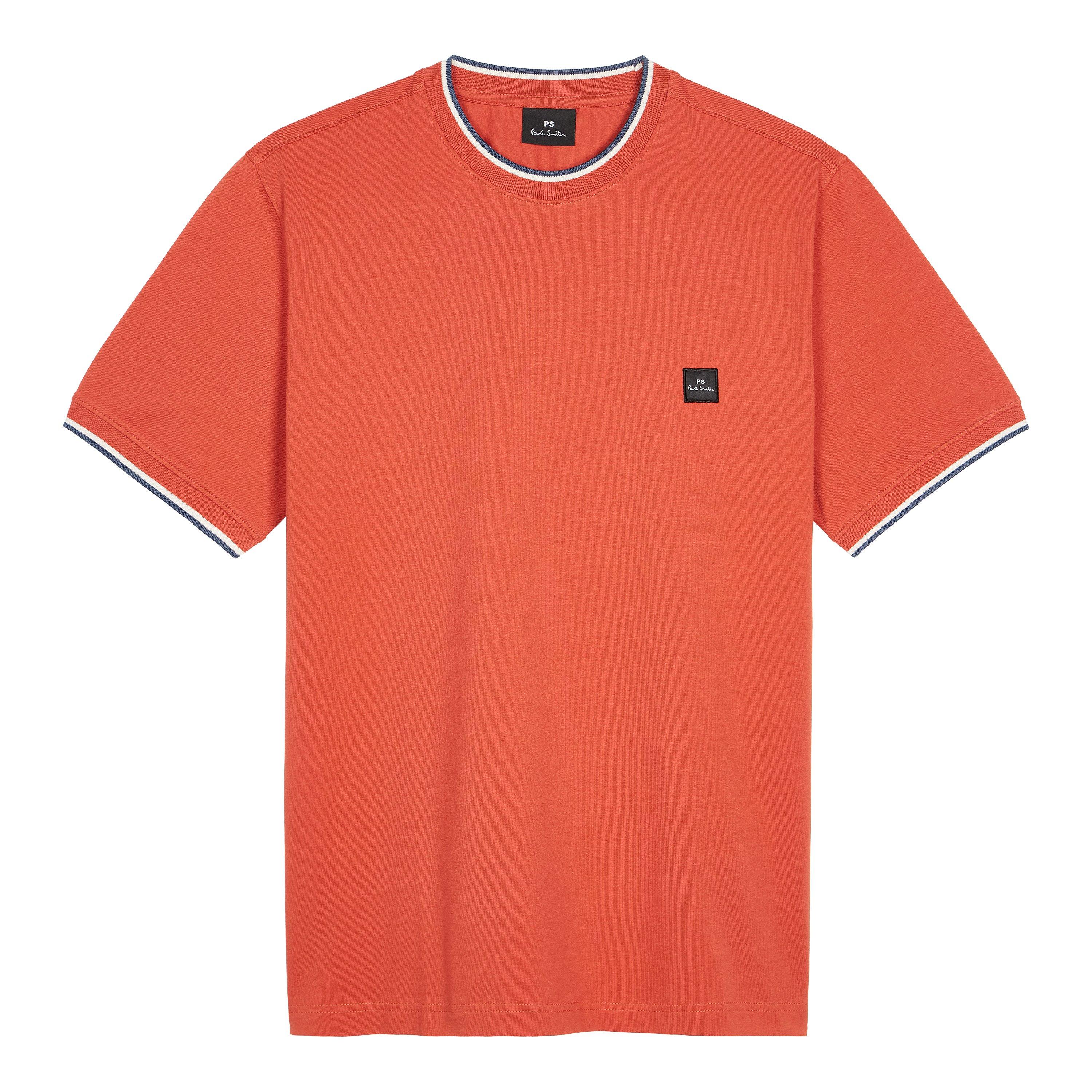 PS Paul Smith Logo Patch T-Shirt - Orange 19 - M