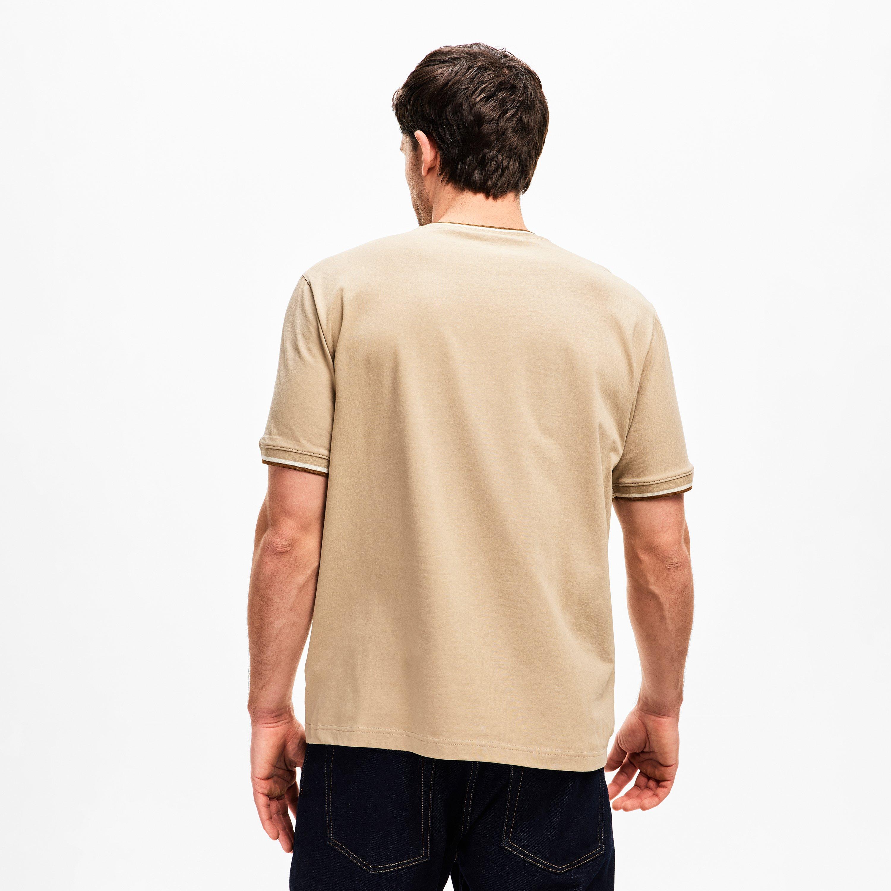 Beige 61 - PS Paul Smith - Logo Patch T-Shirt - 4