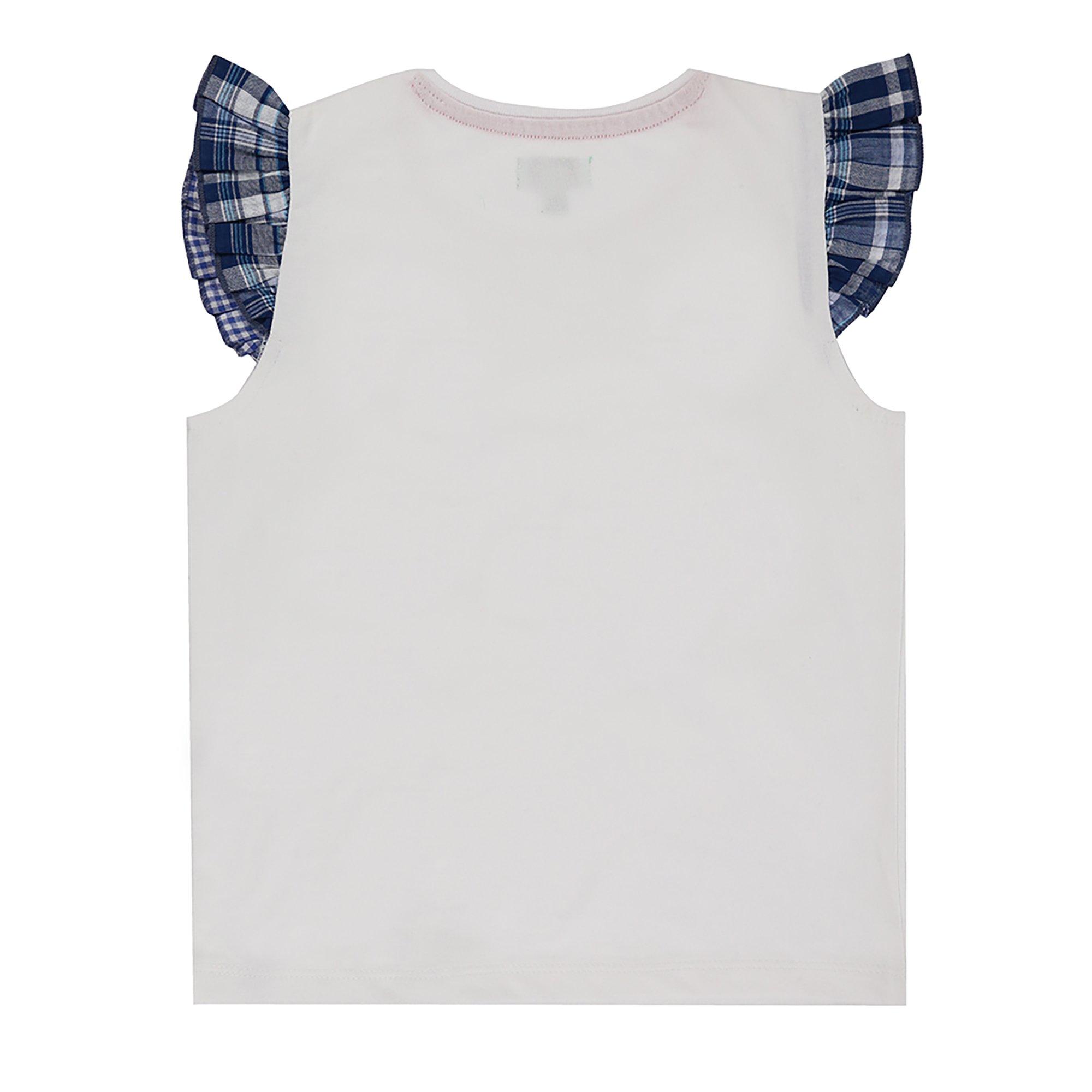 White - Lilly and Sid - Cat Face Regular Fit T-Shirt - 2