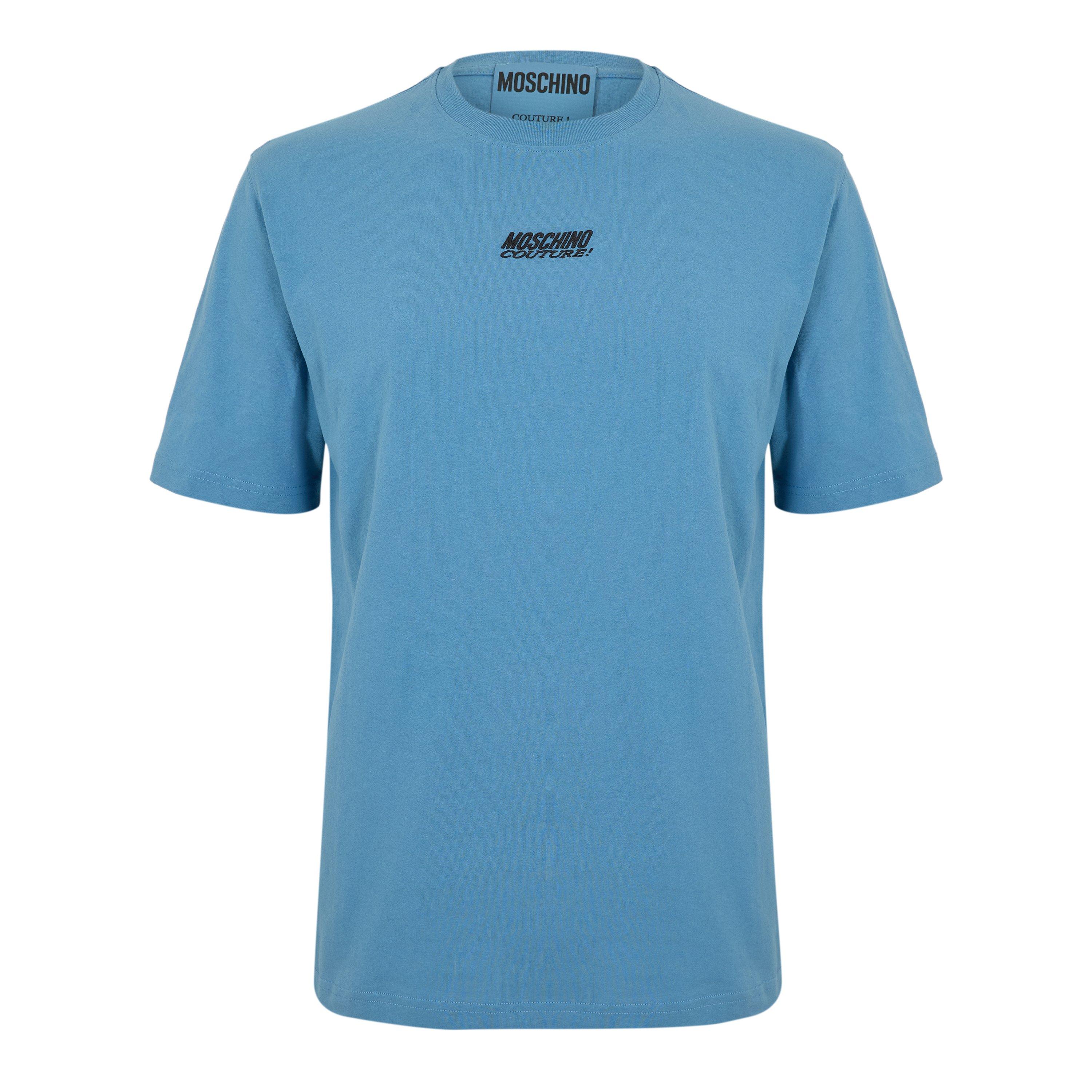 Blue - Moschino - Men's T-Shirt - 1