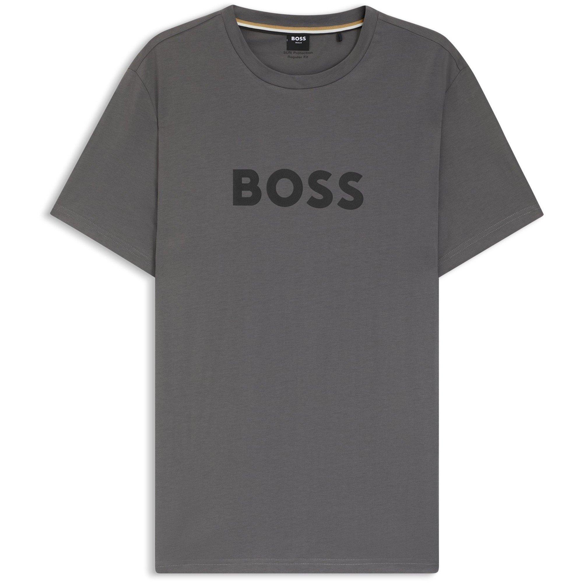 Dark Grey - Boss - Boss T-Shirt Rn 10249533 01 - 1