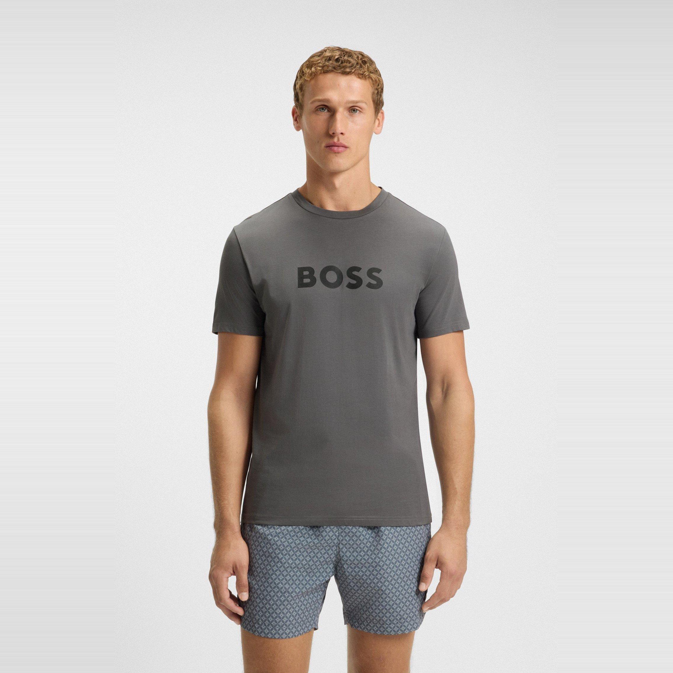 Cinzento Escuro - Boss - Boss T-Shirt Rn 10249533 01 - 2