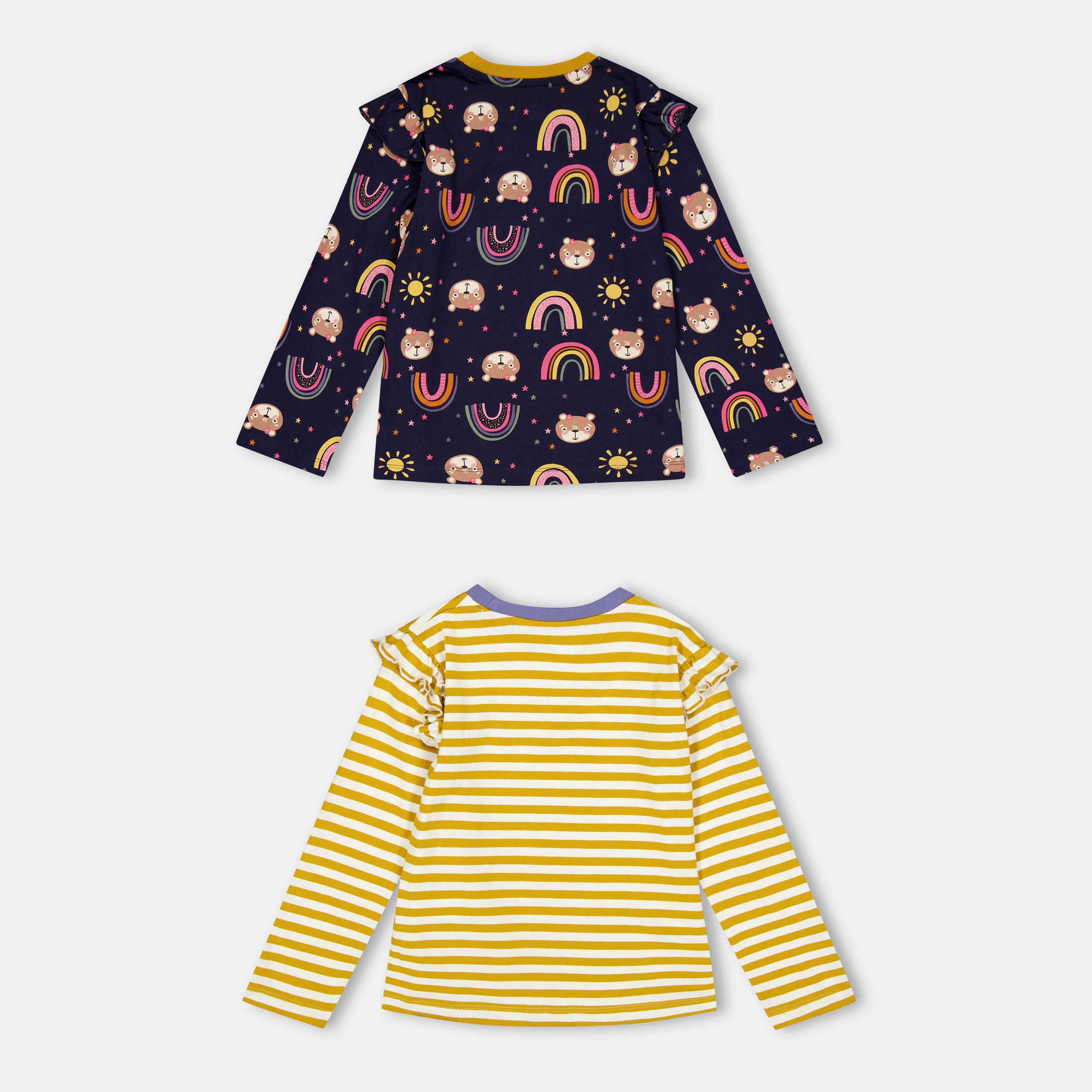 Multi - Lilly and Sid - Rainbow Regular Fit T-Shirt - 2