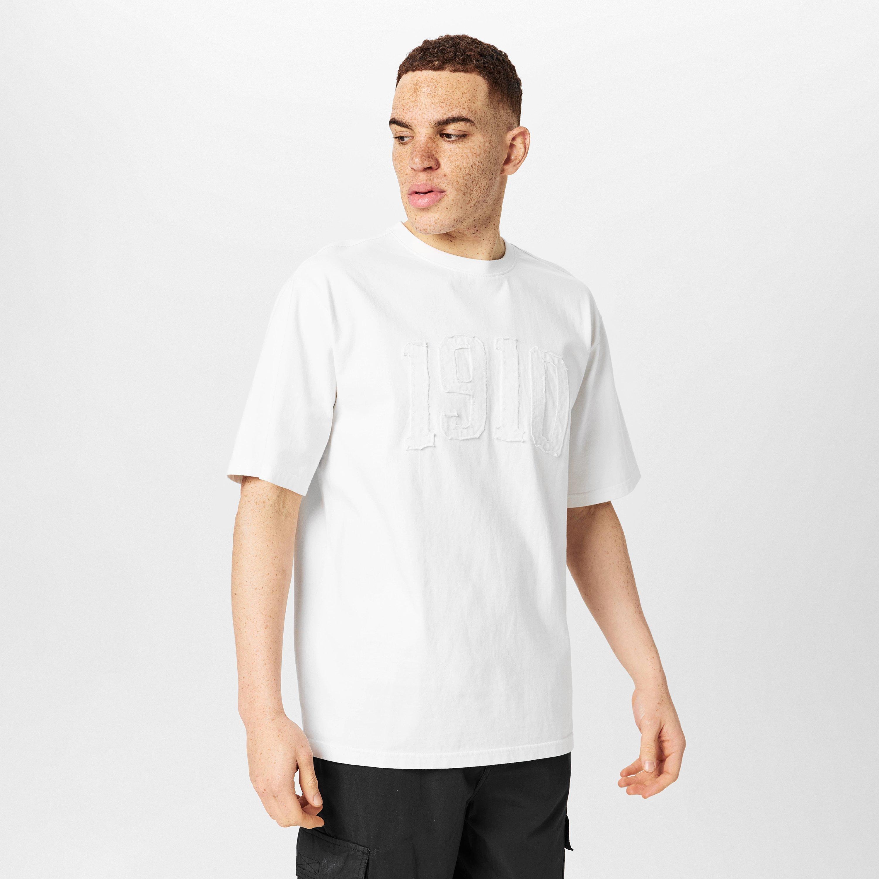 Everlast Men's Regular Fit Short-Sleeve T-Shirt - White - L