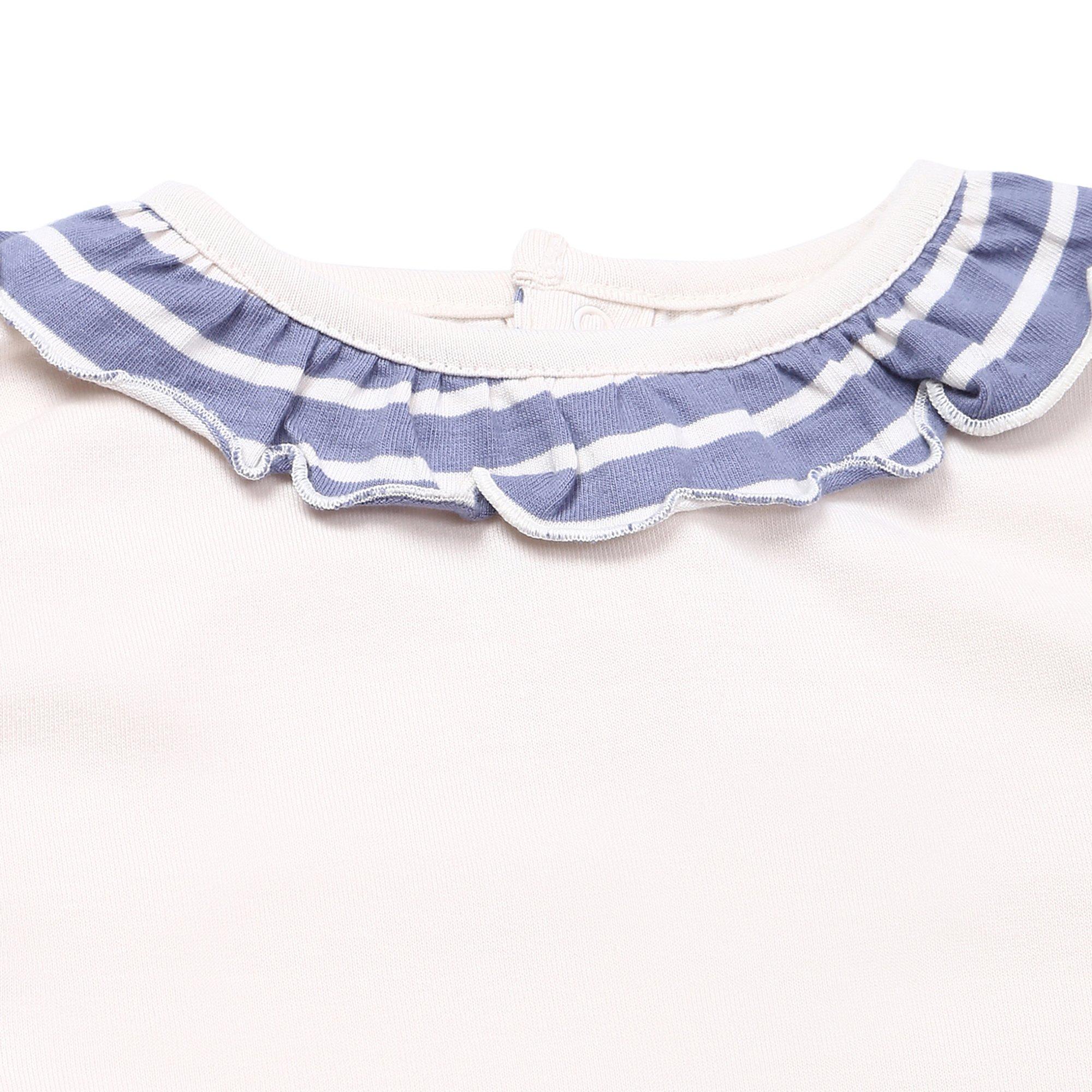 Ecru - Lilly and Sid - & Sid Multicoloured Animal Forest Print And Plain Top - 2 Pack - 3