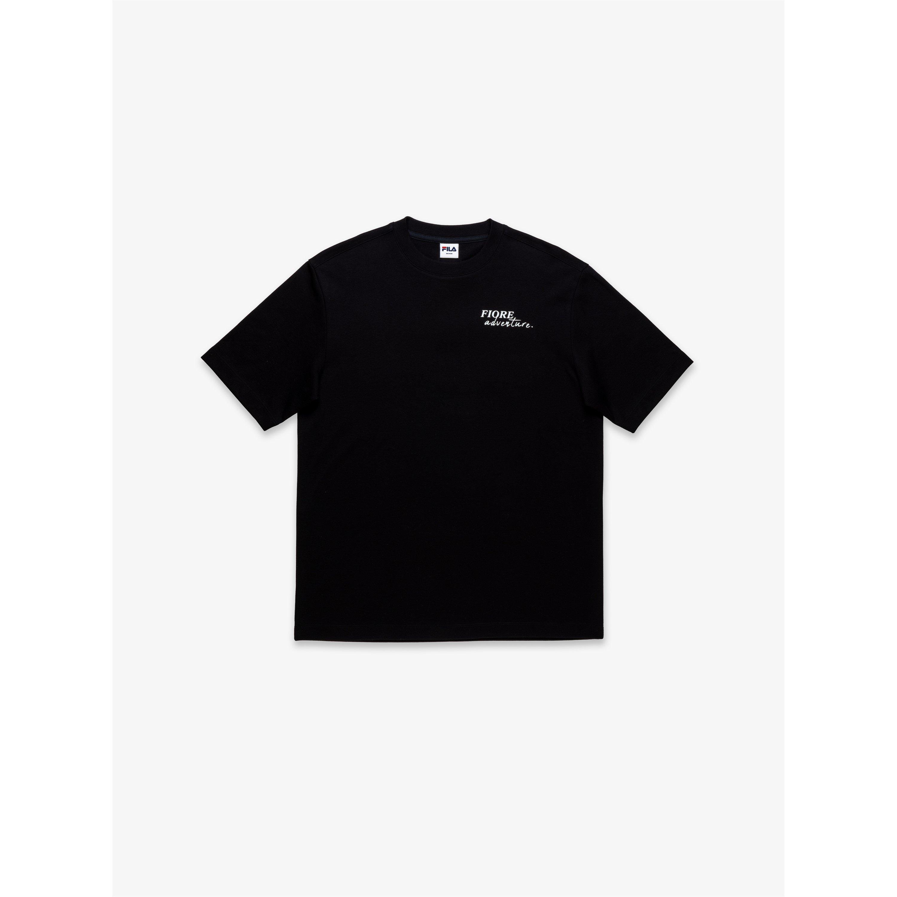 BLACK - Fila - Graphic T-Shirt Mens - 5