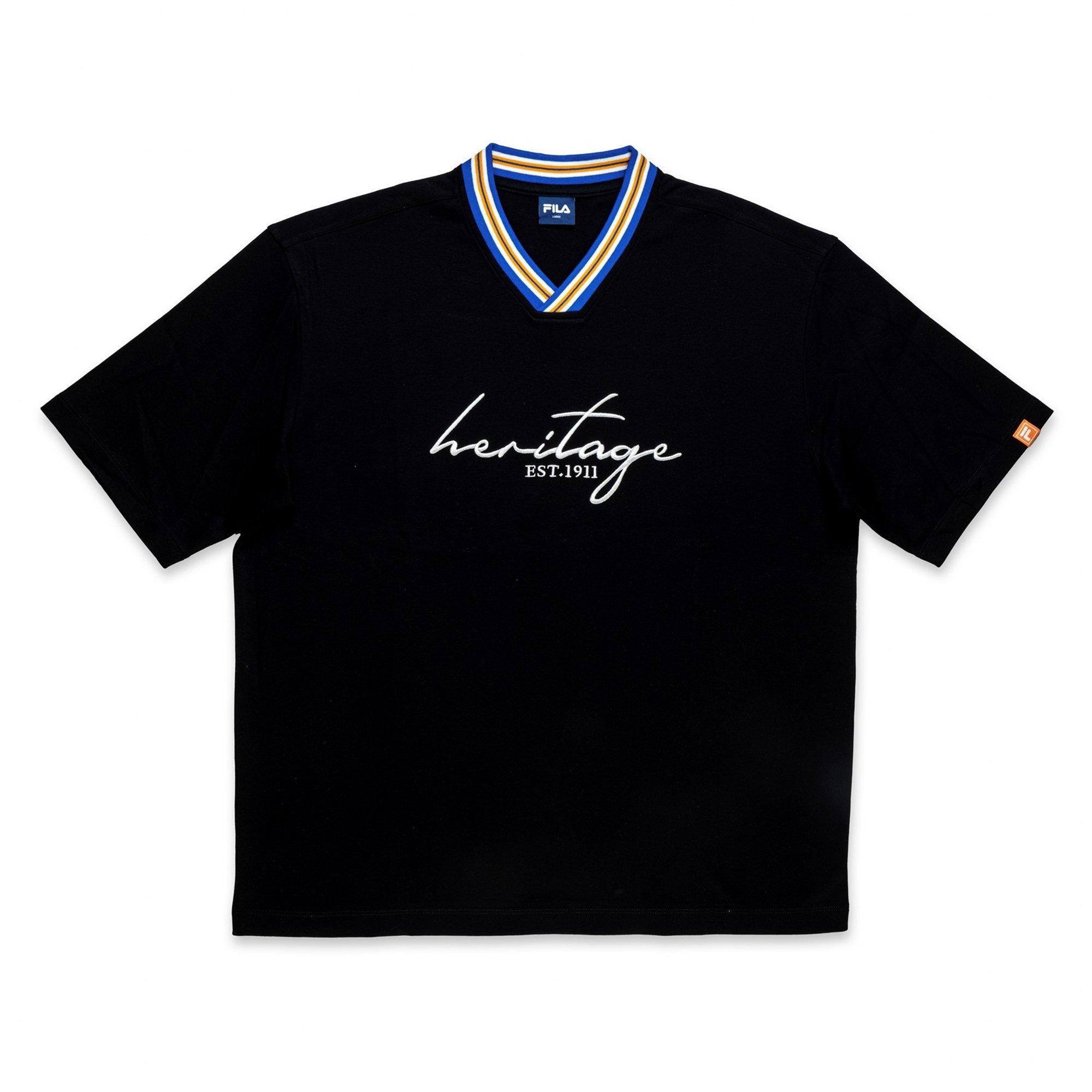 BLACK - Fila - Original Graphic T-Shirt Mens - 1
