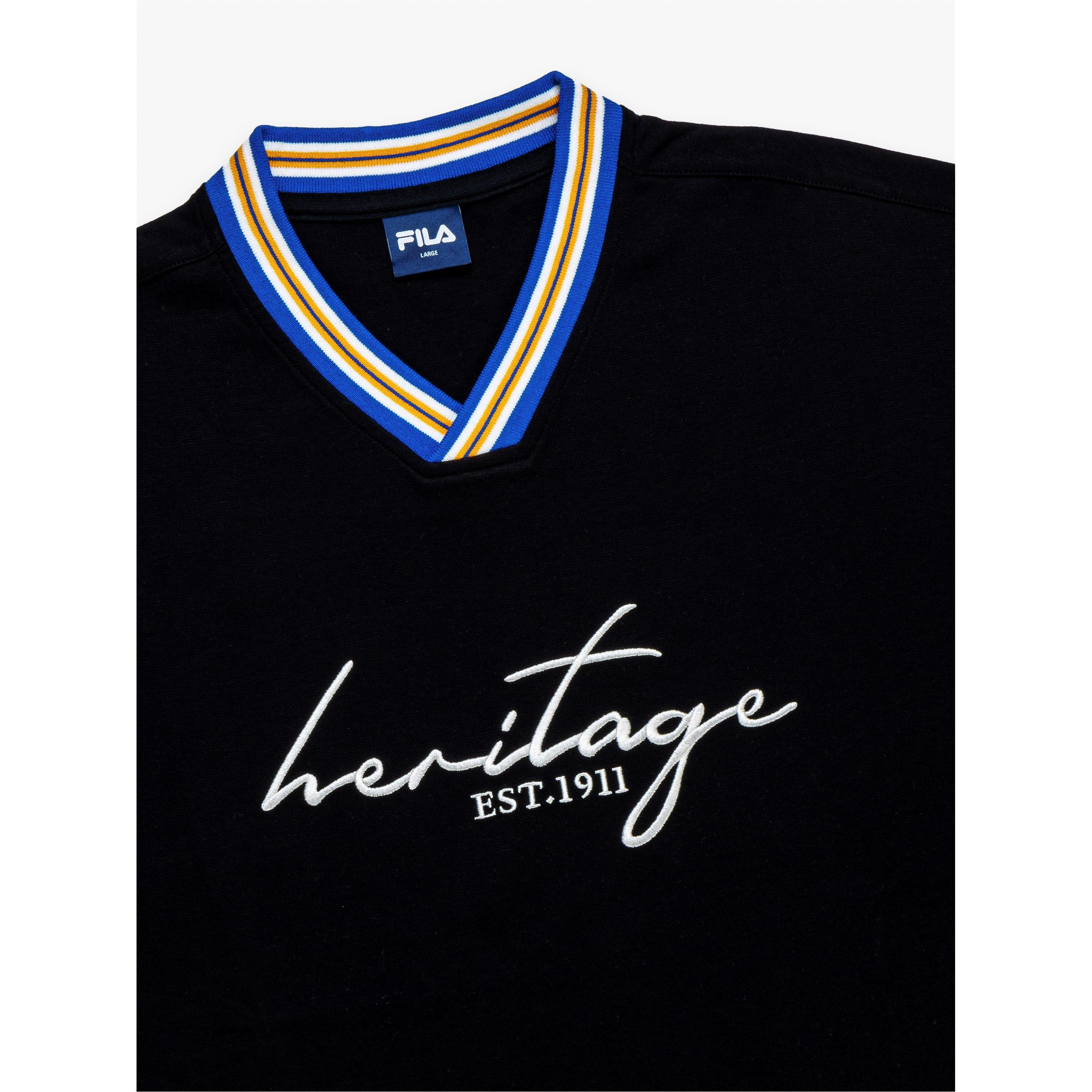 BLACK - Fila - Original Graphic T-Shirt Mens - 7