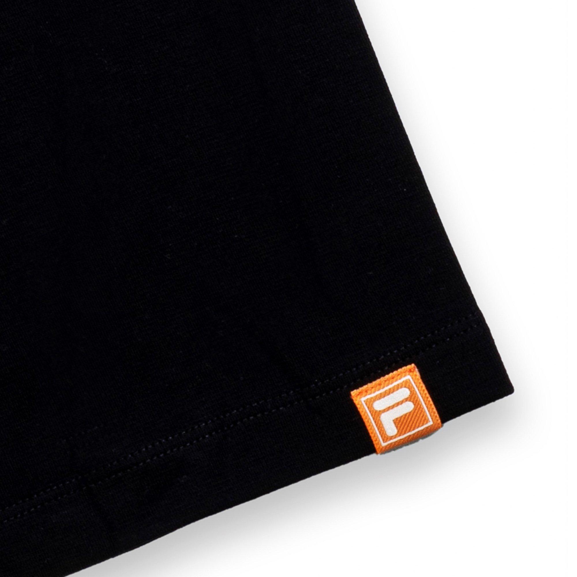 BLACK - Fila - Original Graphic T-Shirt Mens - 4