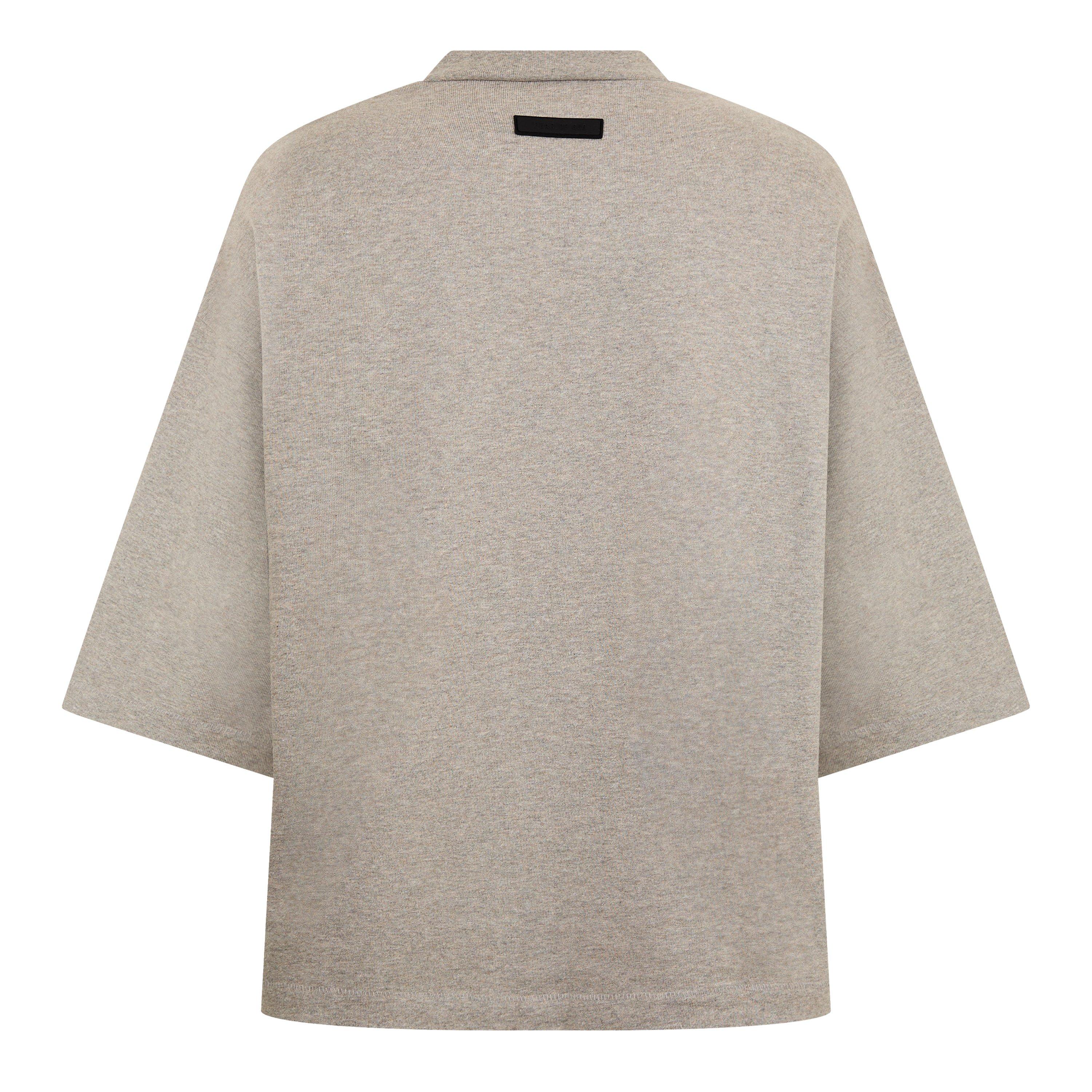 Dark Hthr Oat - Fear Of God Essentials - Men's Oversized Fit T-Shirt - 2