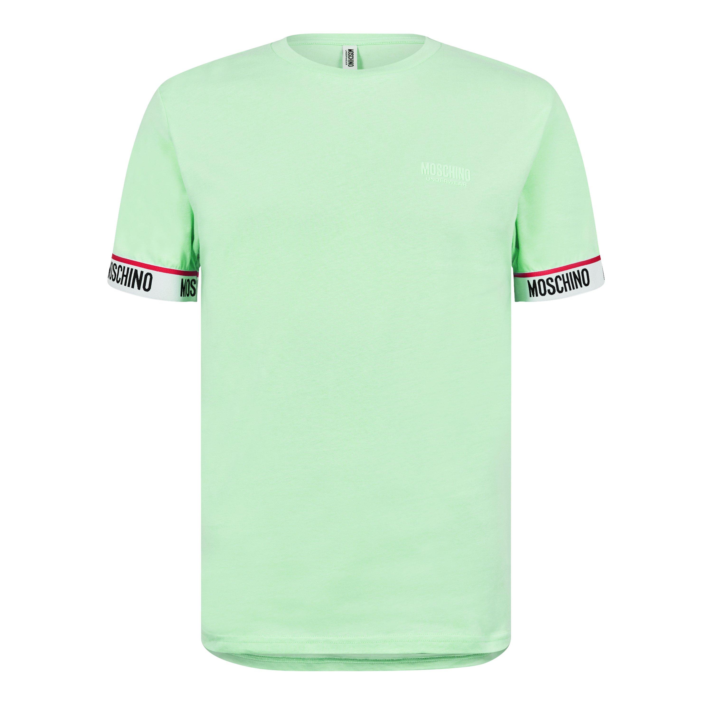 Green - Moschino - Logo Band T-Shirt - 5